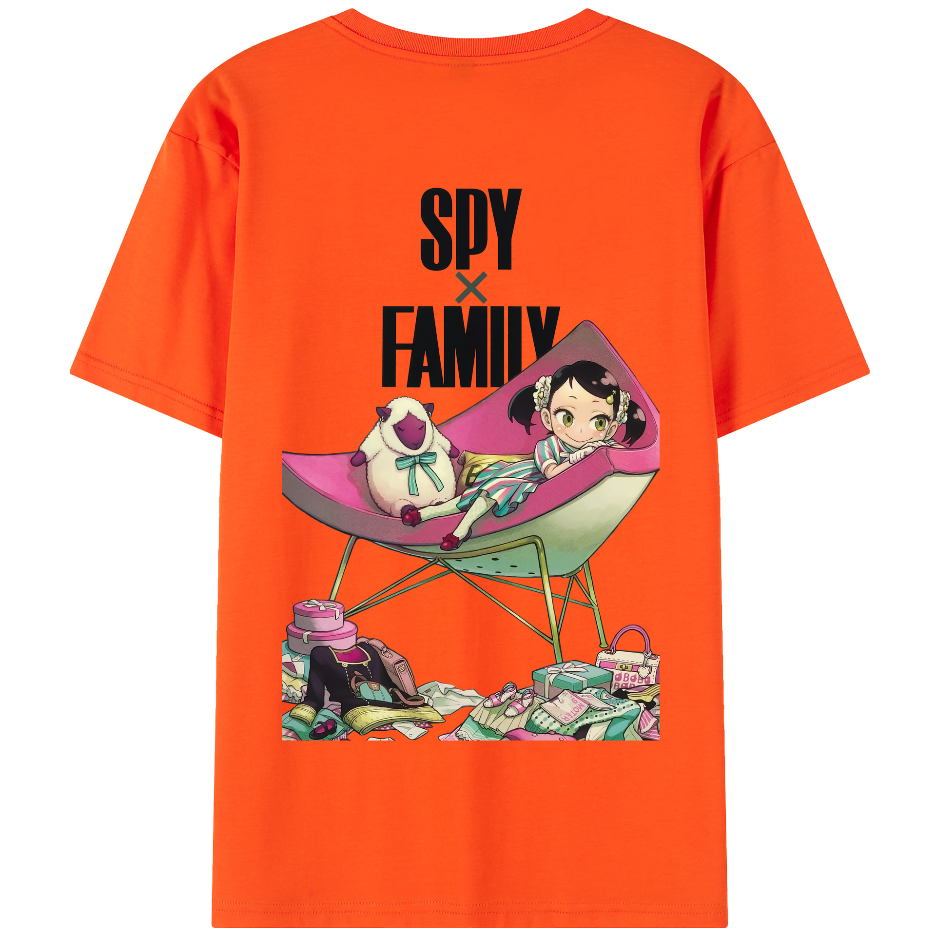 （画像用） SPY×FAMILY间谍家家酒 綿100％半袖Tシャツ（背面プリント）