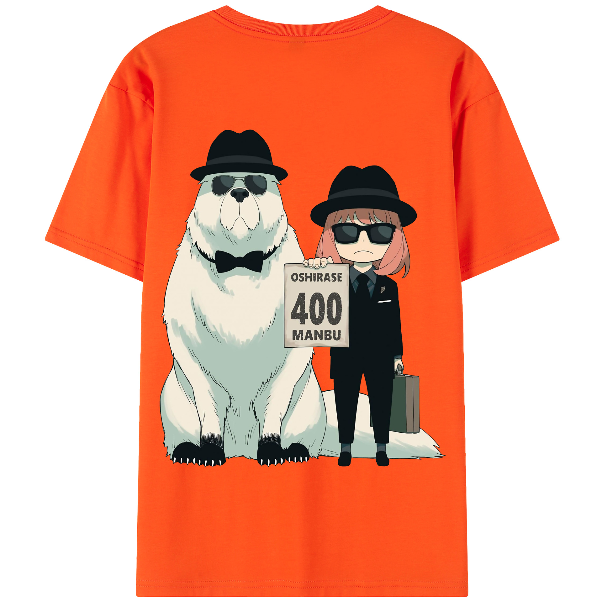 （画像用） SPY×FAMILY间谍家家酒 綿100％半袖Tシャツ（背面プリント）