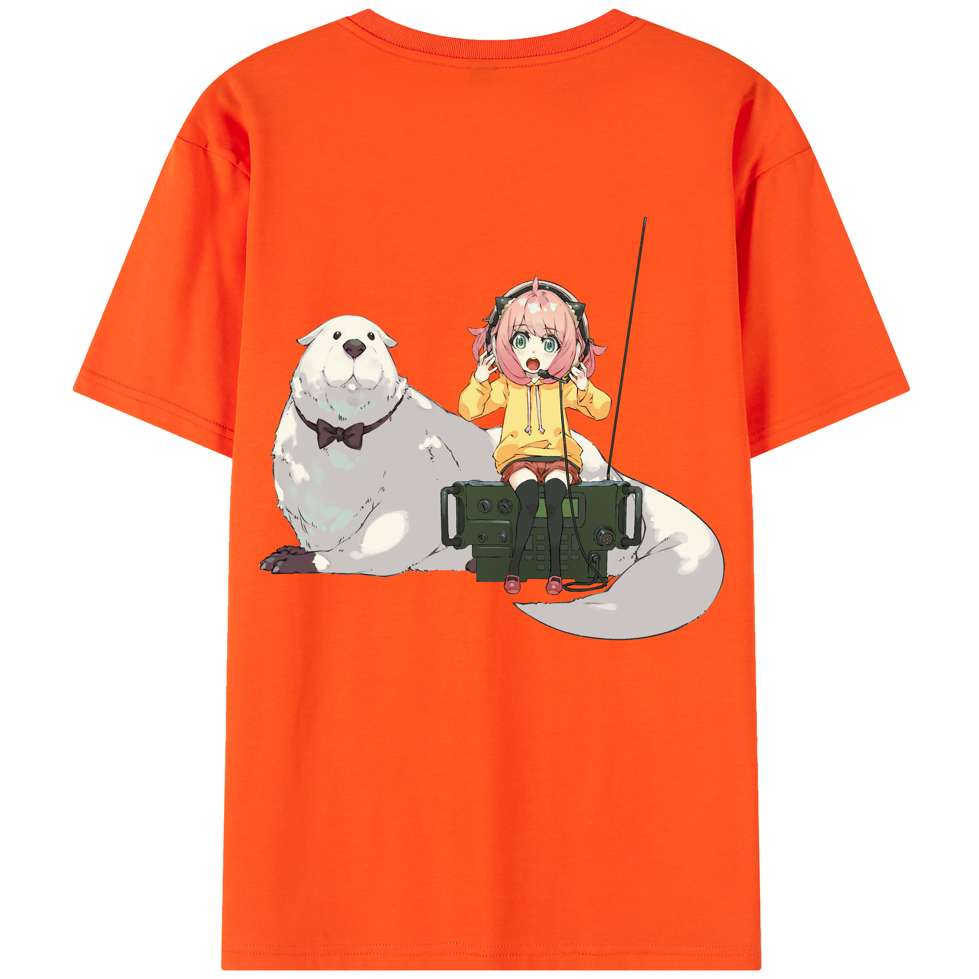 （画像用） SPY×FAMILY间谍家家酒 綿100％半袖Tシャツ（背面プリント）