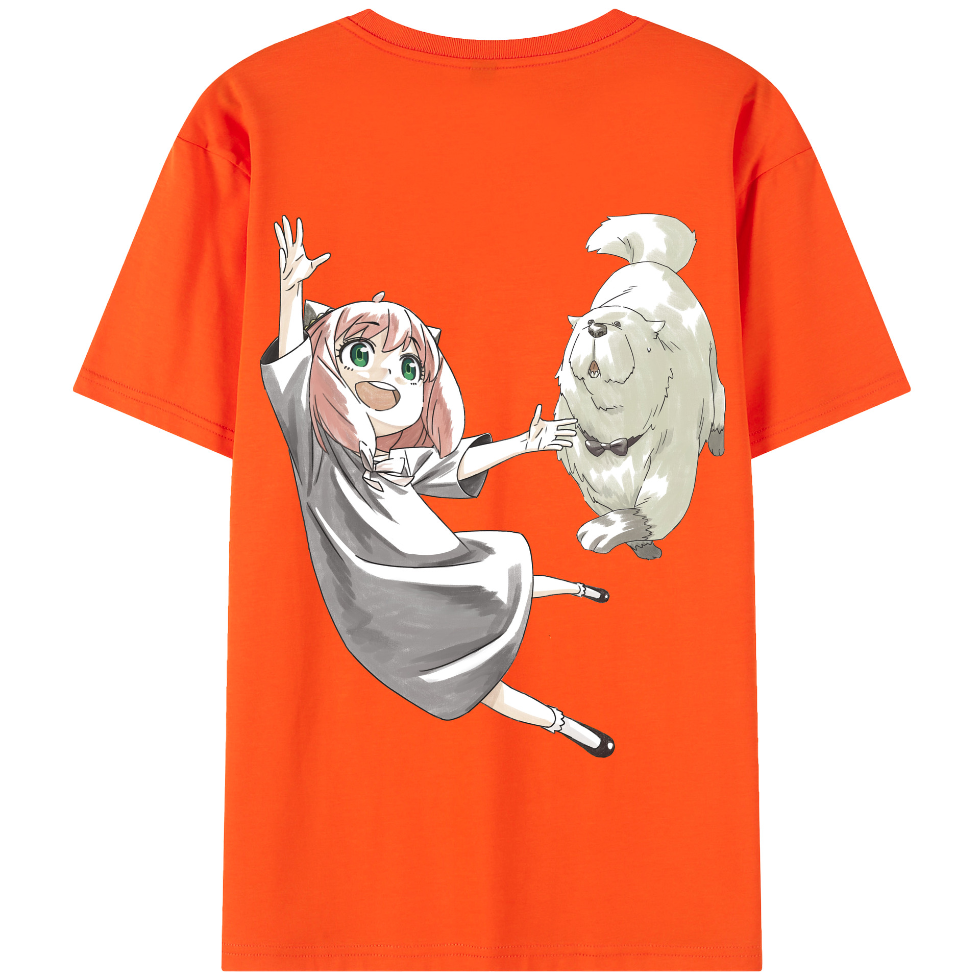 （画像用） SPY×FAMILY间谍家家酒 綿100％半袖Tシャツ（背面プリント）