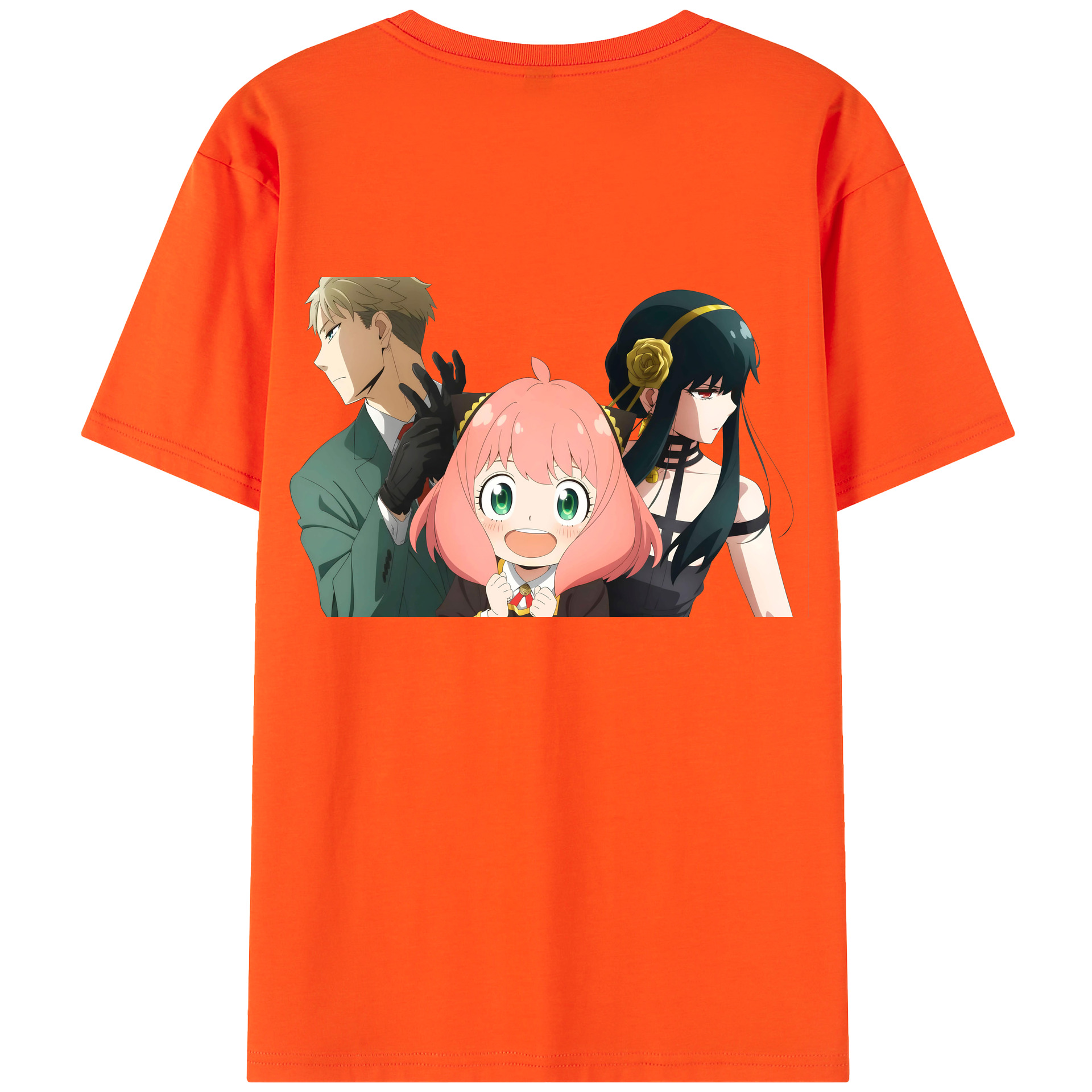 （画像用） SPY×FAMILY间谍家家酒 綿100％半袖Tシャツ（背面プリント）