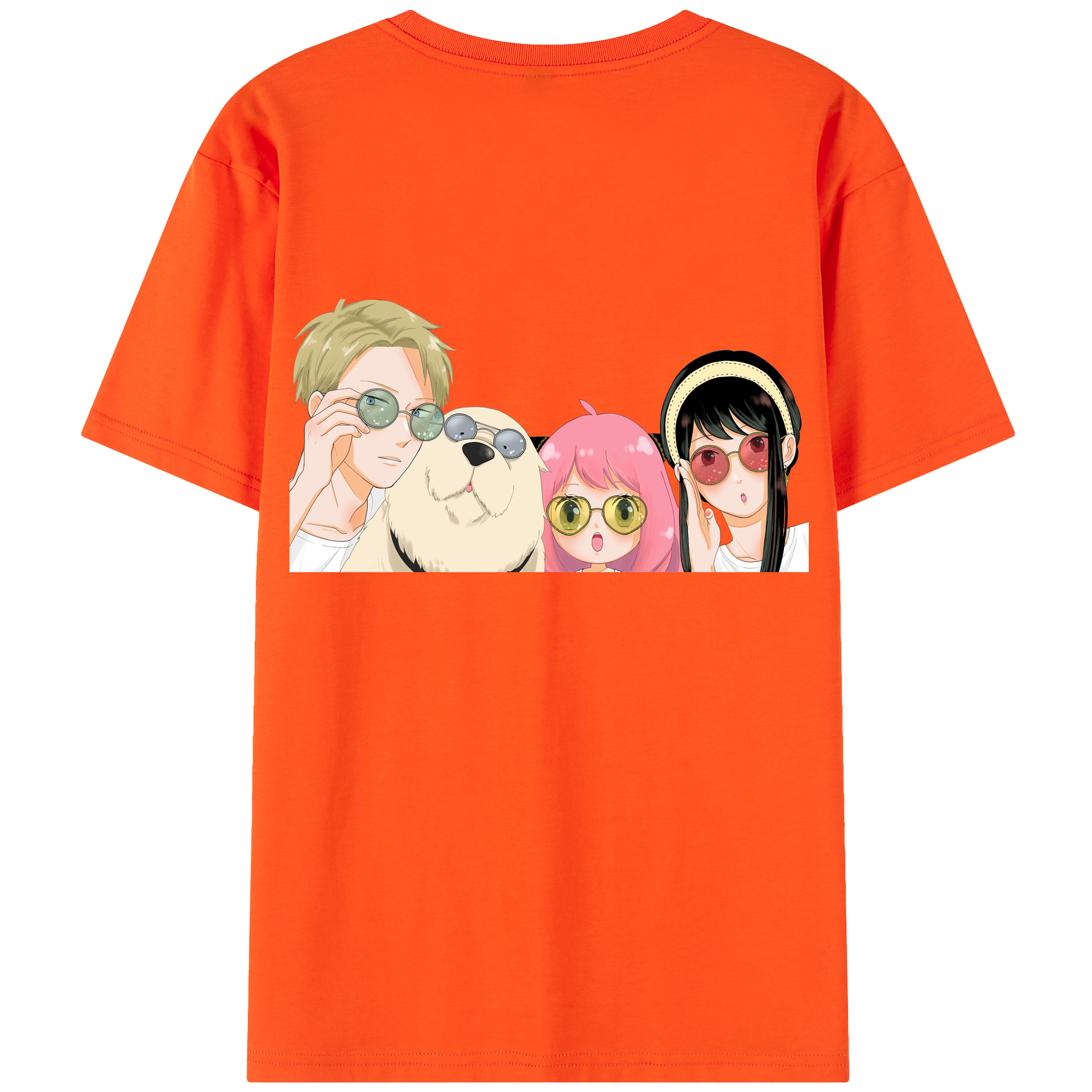 （画像用） SPY×FAMILY间谍家家酒 綿100％半袖Tシャツ（背面プリント）