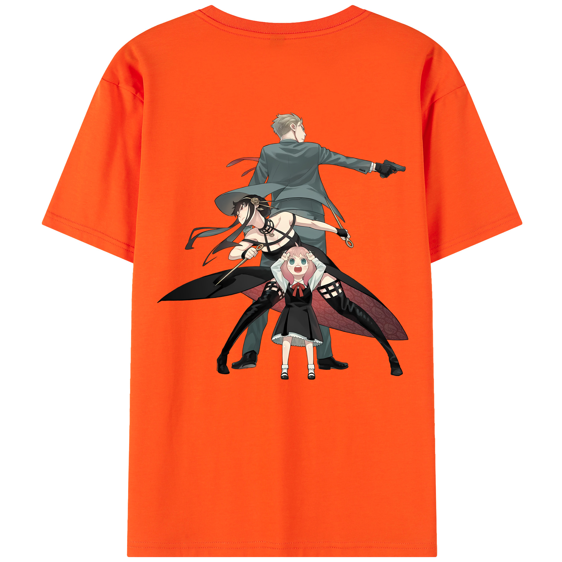 （画像用） SPY×FAMILY间谍家家酒 綿100％半袖Tシャツ（背面プリント）
