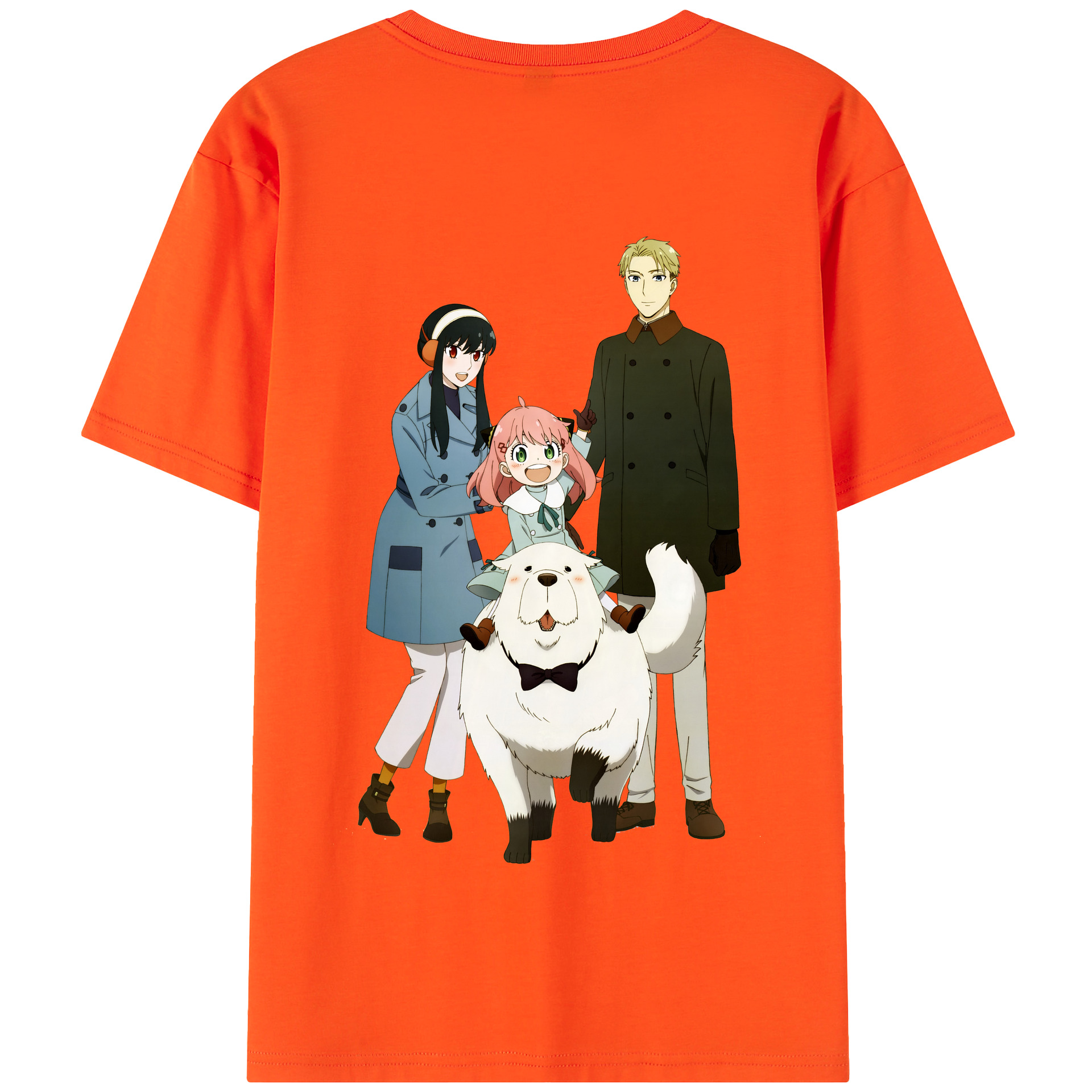 （画像用） SPY×FAMILY间谍家家酒 綿100％半袖Tシャツ（背面プリント）