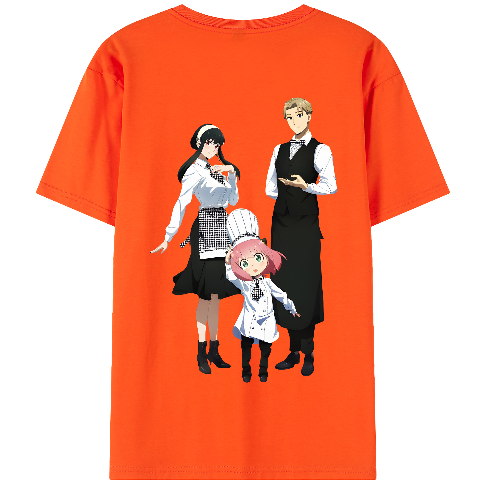 （画像用） SPY×FAMILY间谍家家酒 綿100％半袖Tシャツ（背面プリント）