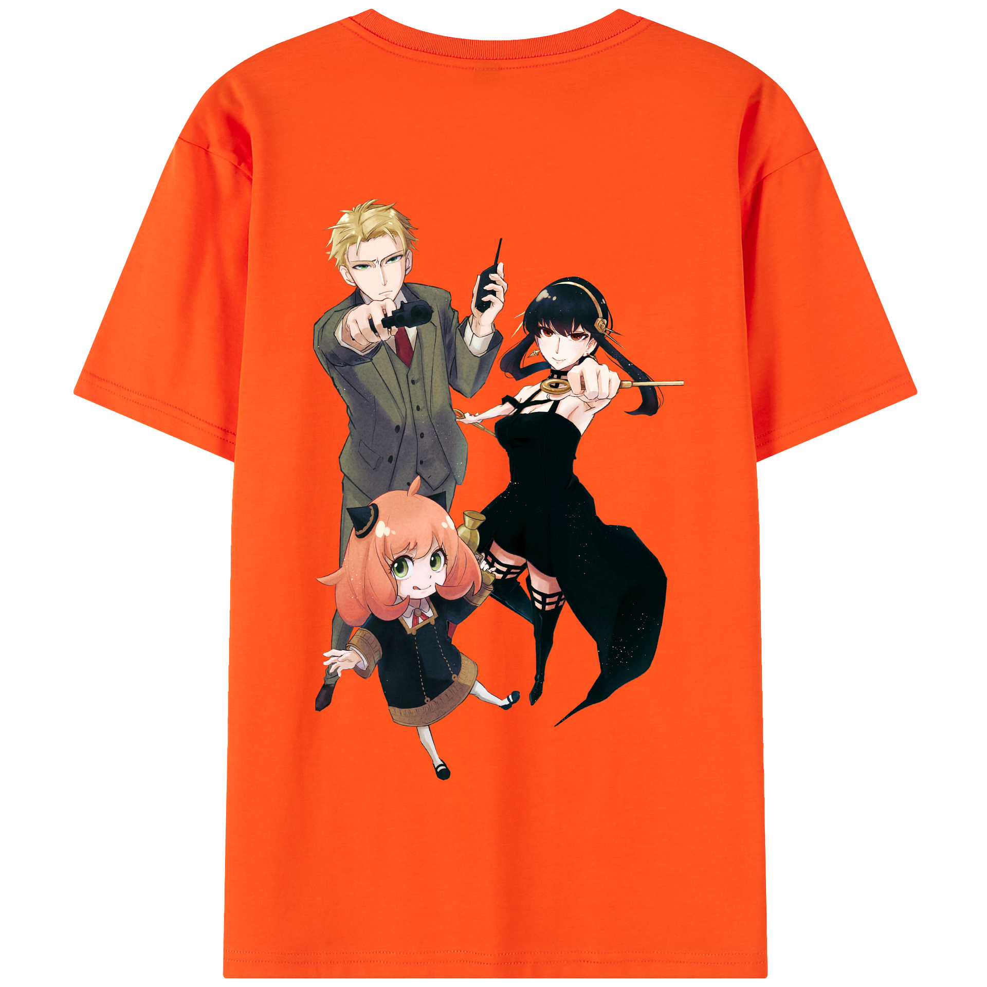 （画像用） SPY×FAMILY间谍家家酒 綿100％半袖Tシャツ（背面プリント）