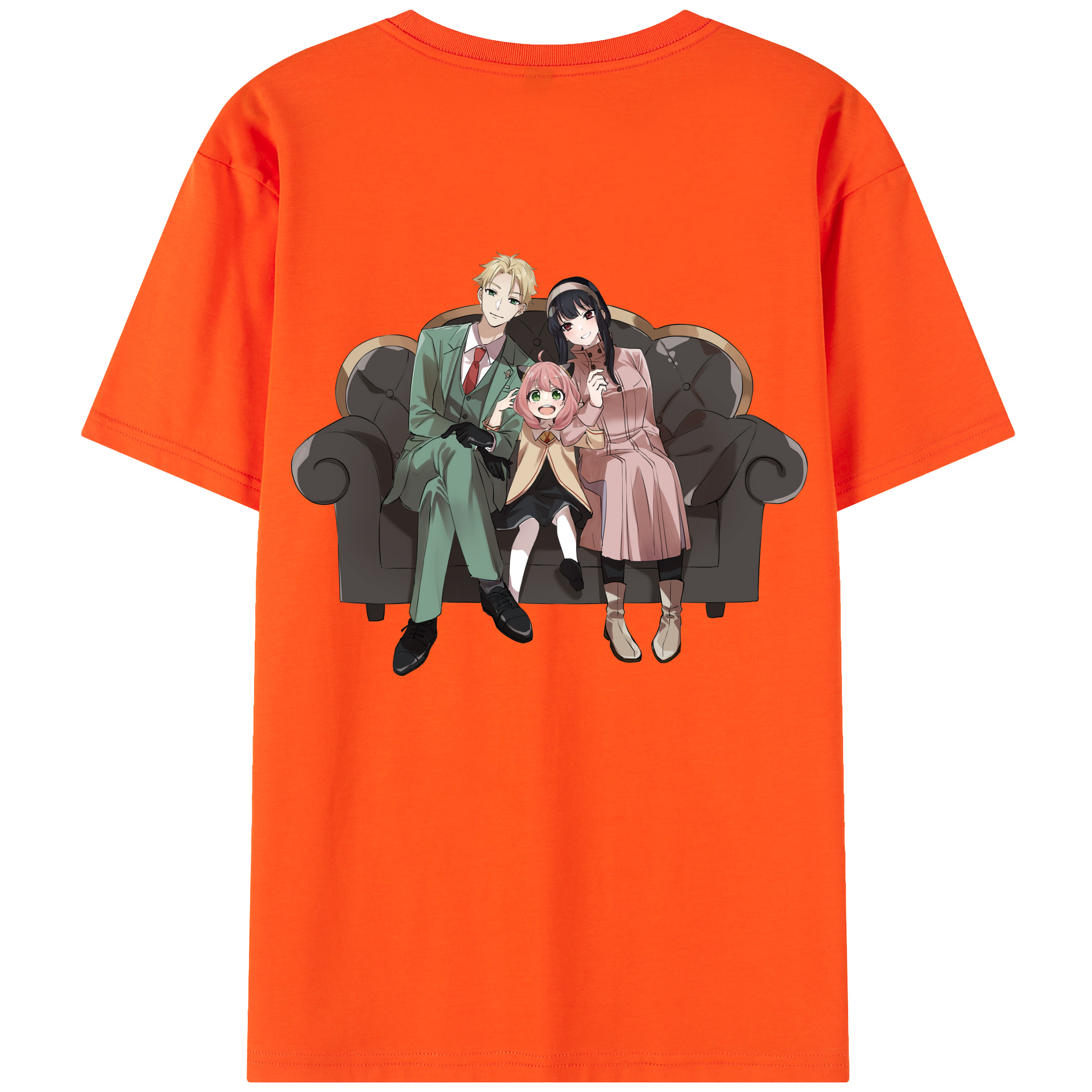 （画像用） SPY×FAMILY间谍家家酒 綿100％半袖Tシャツ（背面プリント）