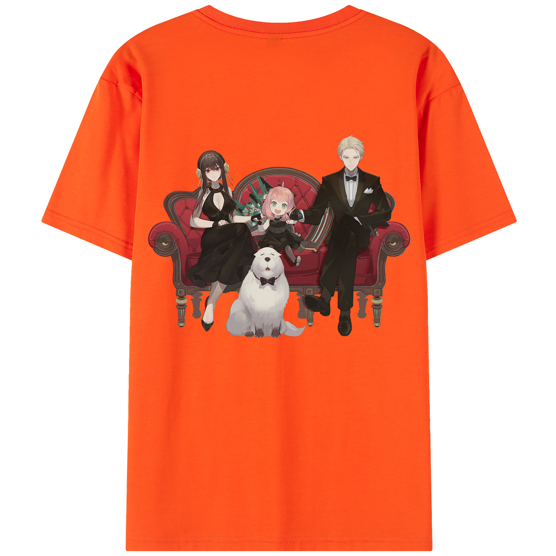 （画像用） SPY×FAMILY间谍家家酒 綿100％半袖Tシャツ（背面プリント）