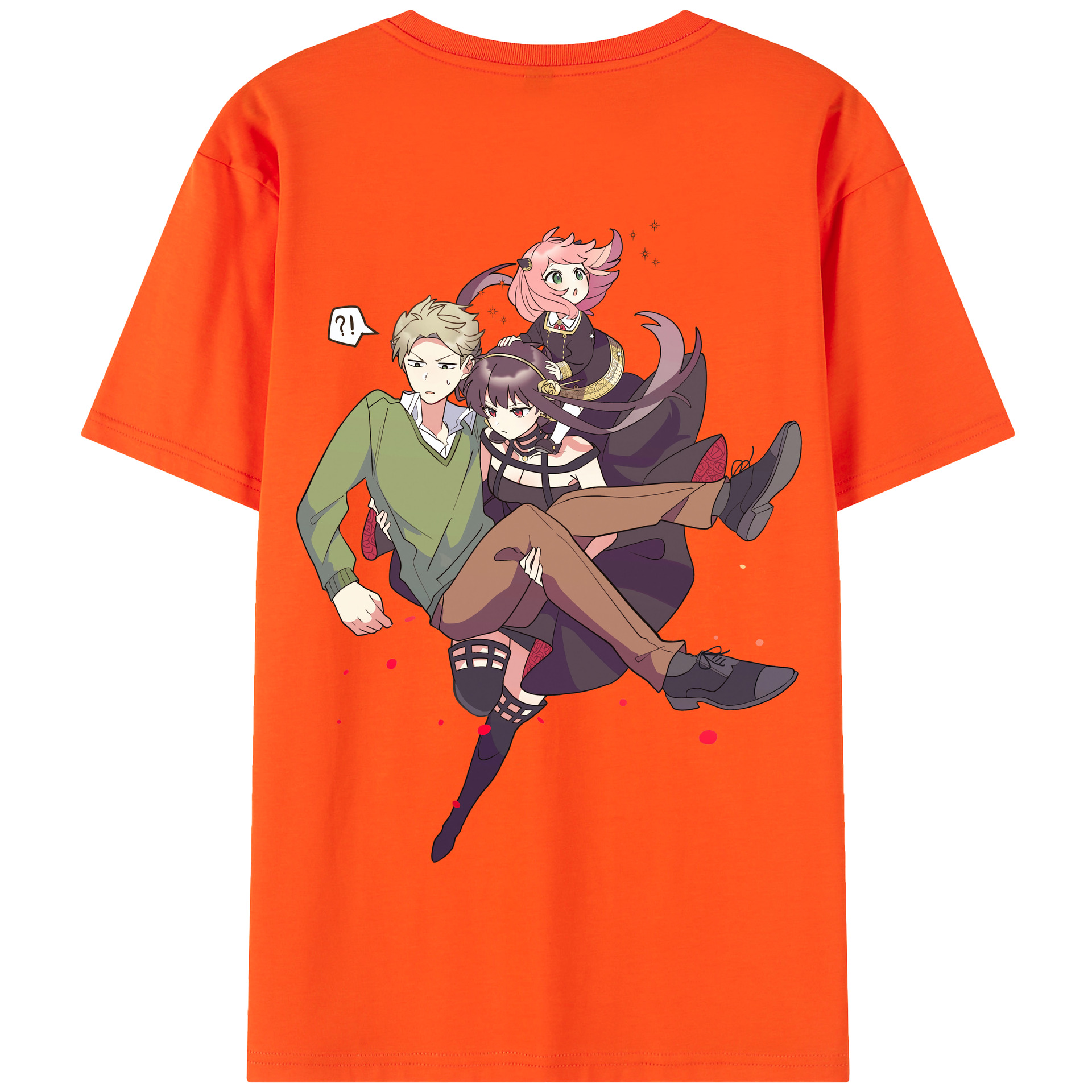 （画像用） SPY×FAMILY间谍家家酒 綿100％半袖Tシャツ（背面プリント）