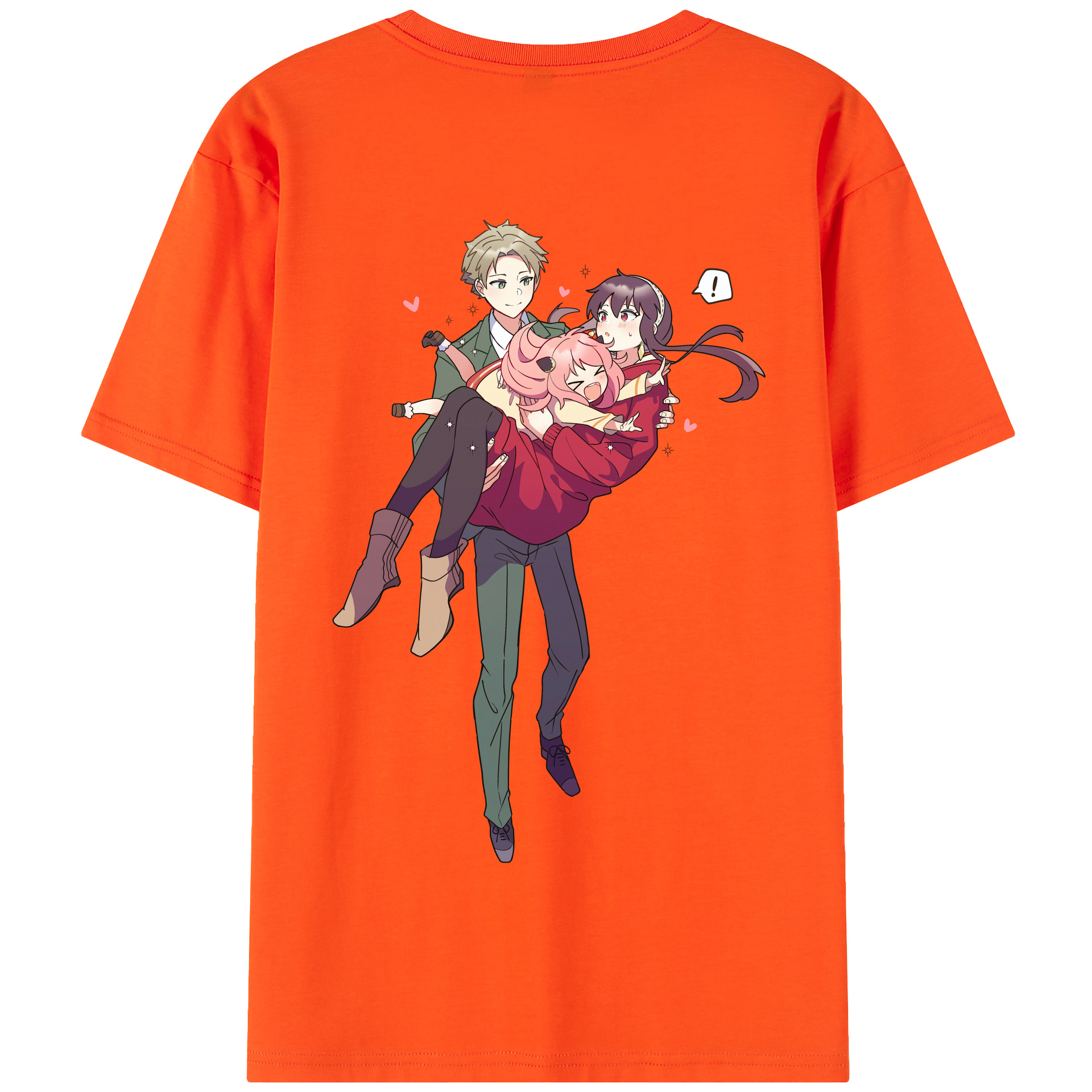 （画像用） SPY×FAMILY间谍家家酒 綿100％半袖Tシャツ（背面プリント）