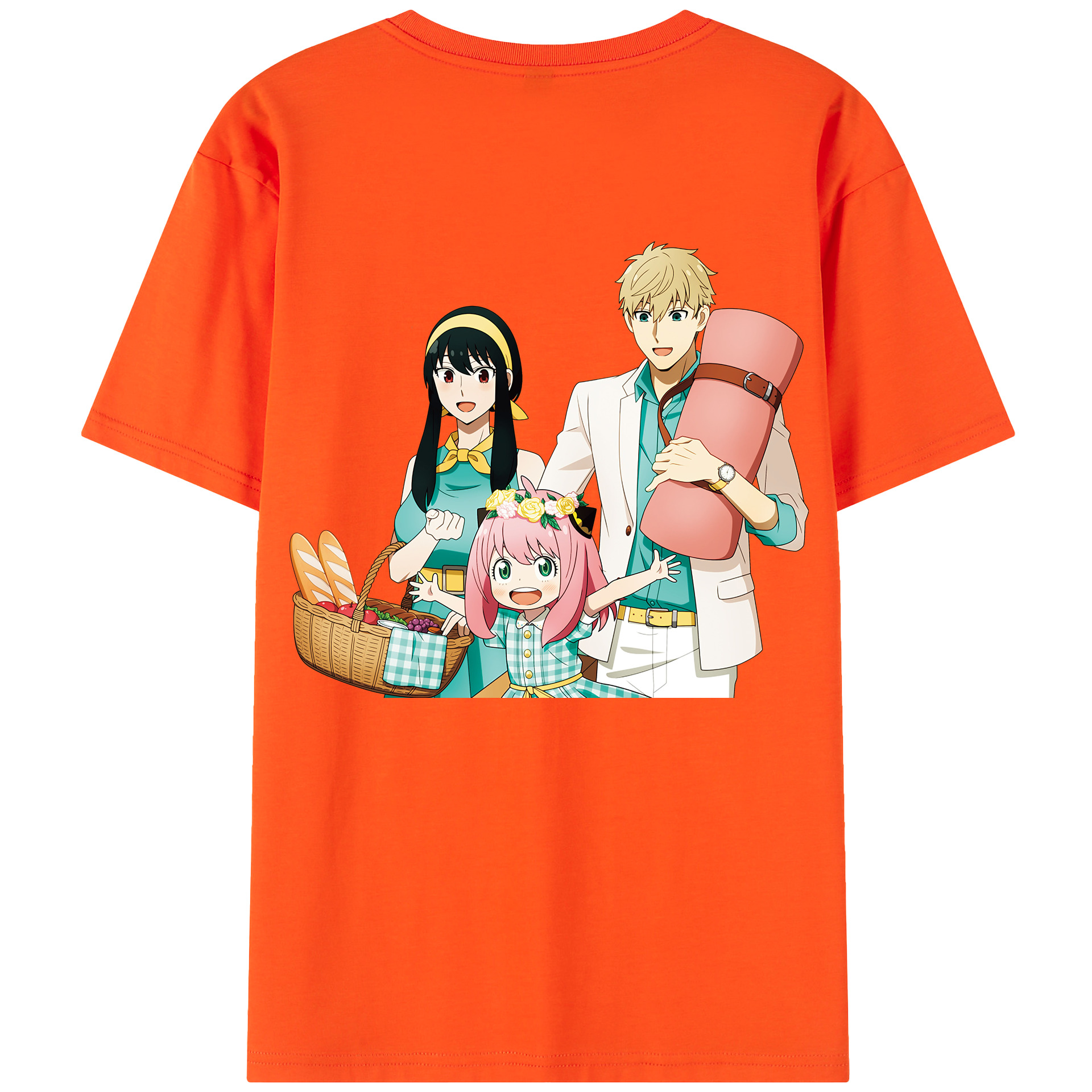 （画像用） SPY×FAMILY间谍家家酒 綿100％半袖Tシャツ（背面プリント）