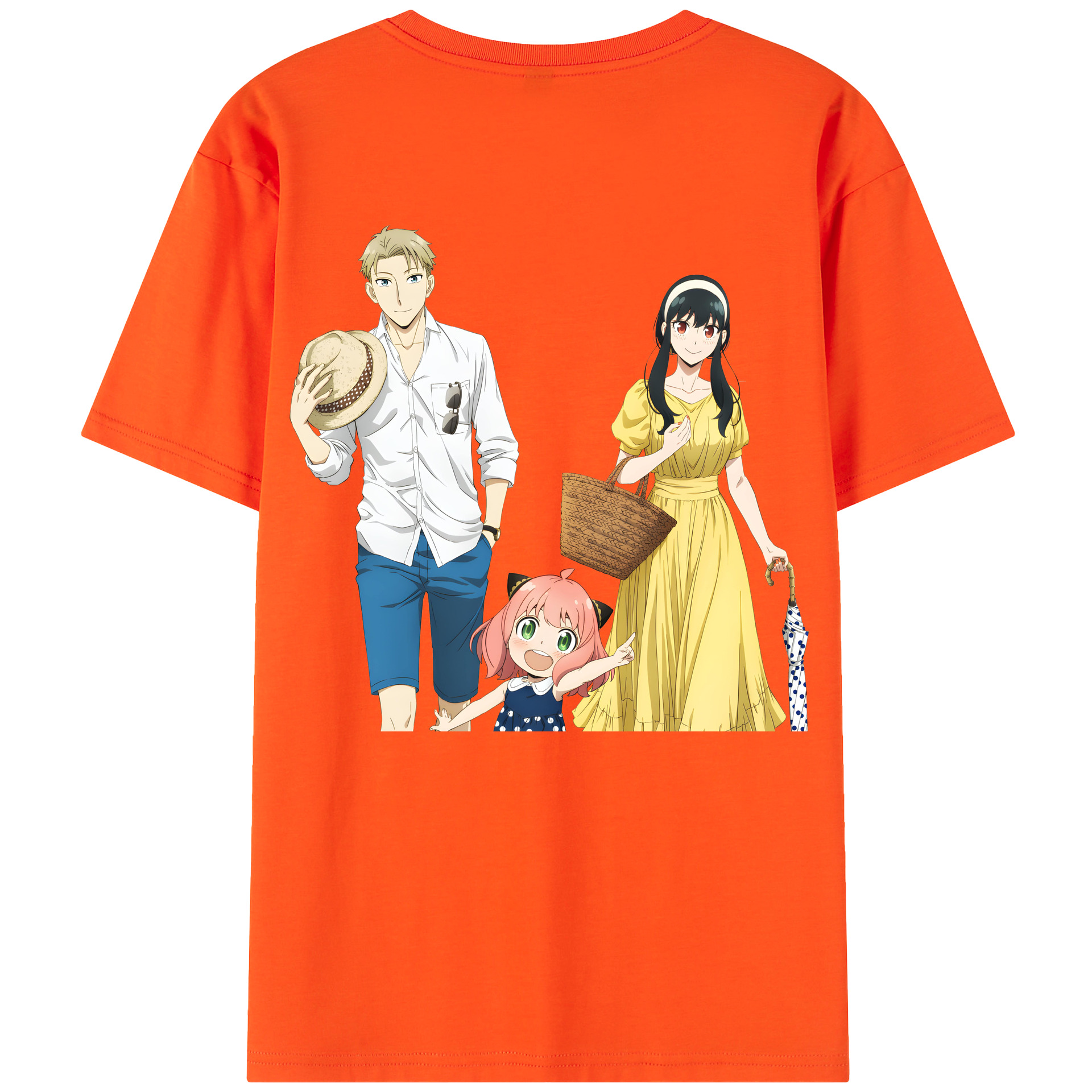 （画像用） SPY×FAMILY间谍家家酒 綿100％半袖Tシャツ（背面プリント）