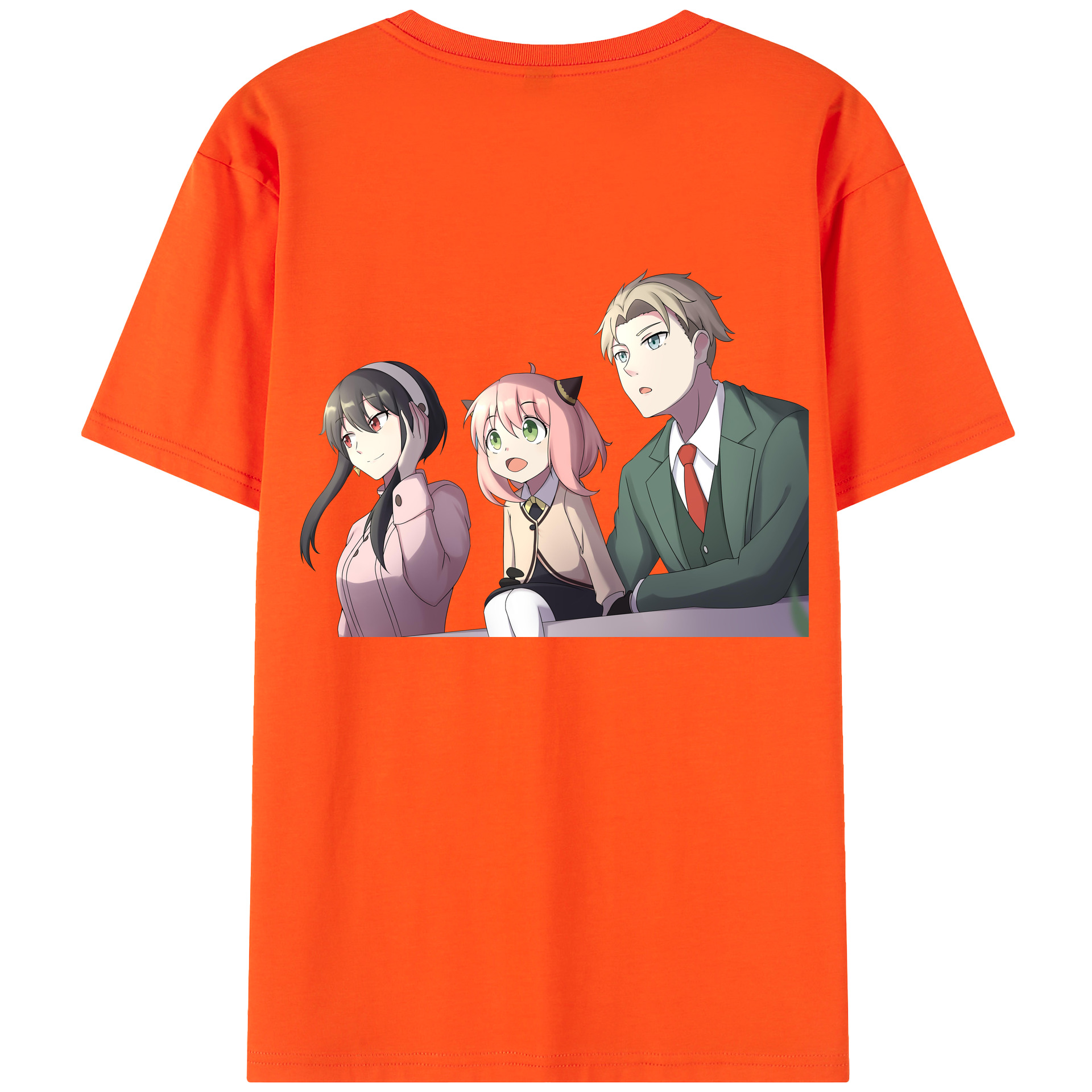 （画像用） SPY×FAMILY间谍家家酒 綿100％半袖Tシャツ（背面プリント）