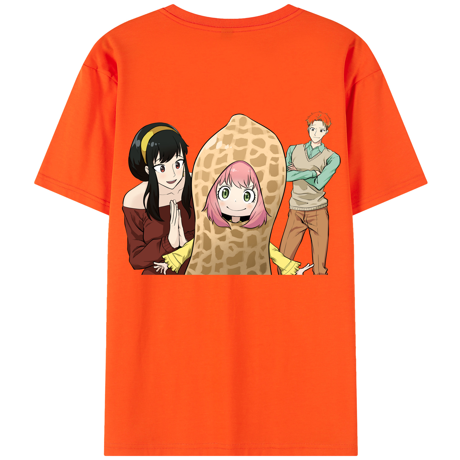 （画像用） SPY×FAMILY间谍家家酒 綿100％半袖Tシャツ（背面プリント）