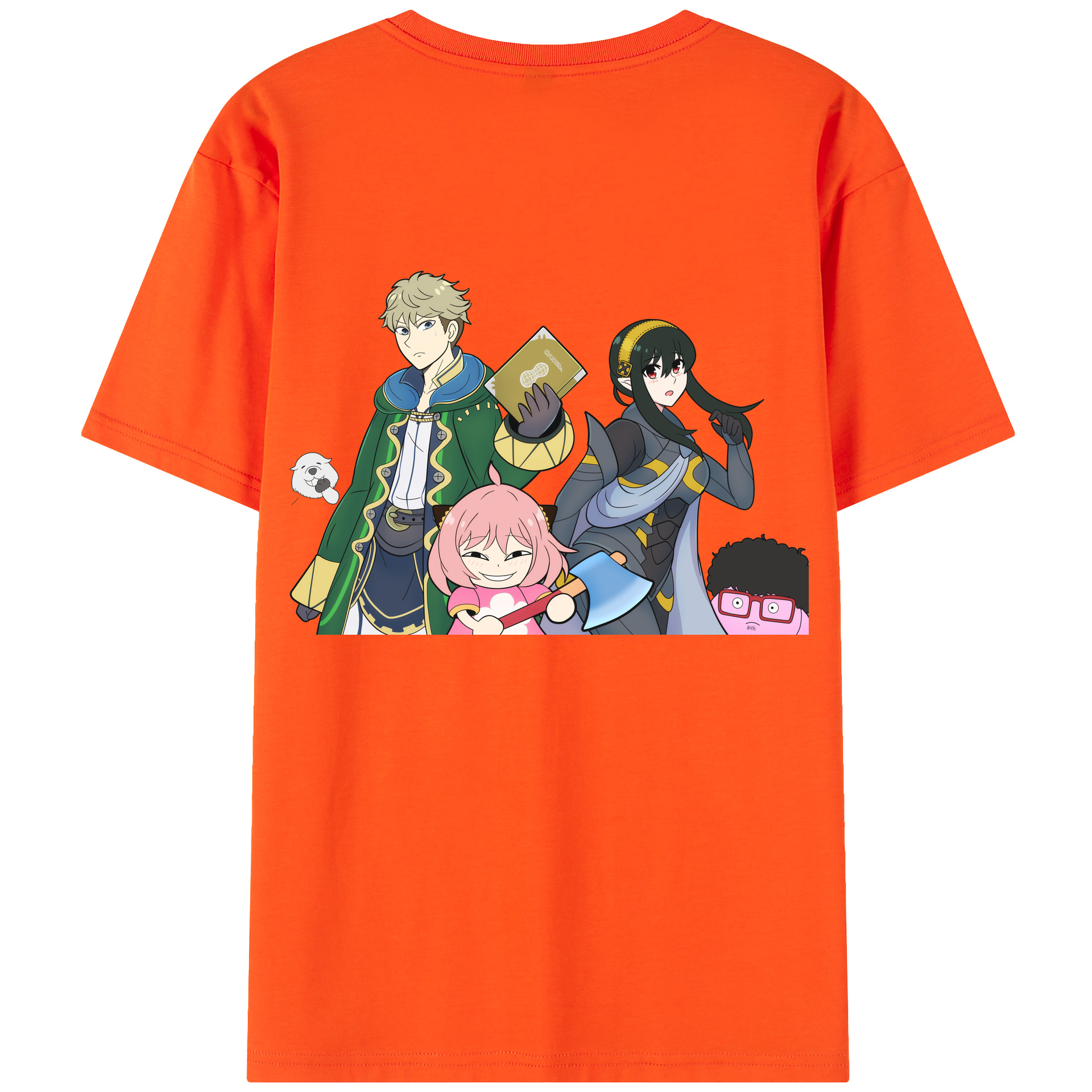 （画像用） SPY×FAMILY间谍家家酒 綿100％半袖Tシャツ（背面プリント）