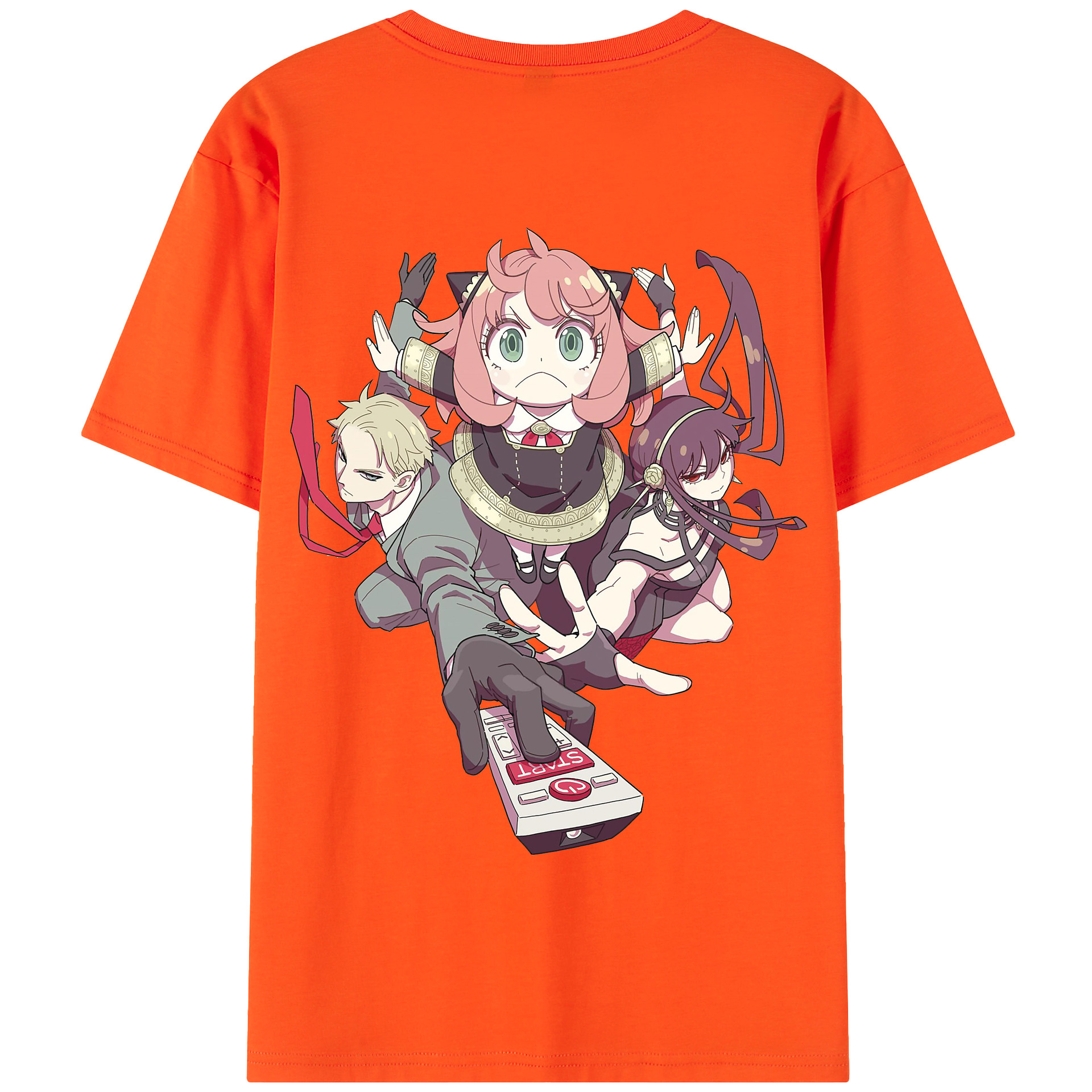 （画像用） SPY×FAMILY间谍家家酒 綿100％半袖Tシャツ（背面プリント）