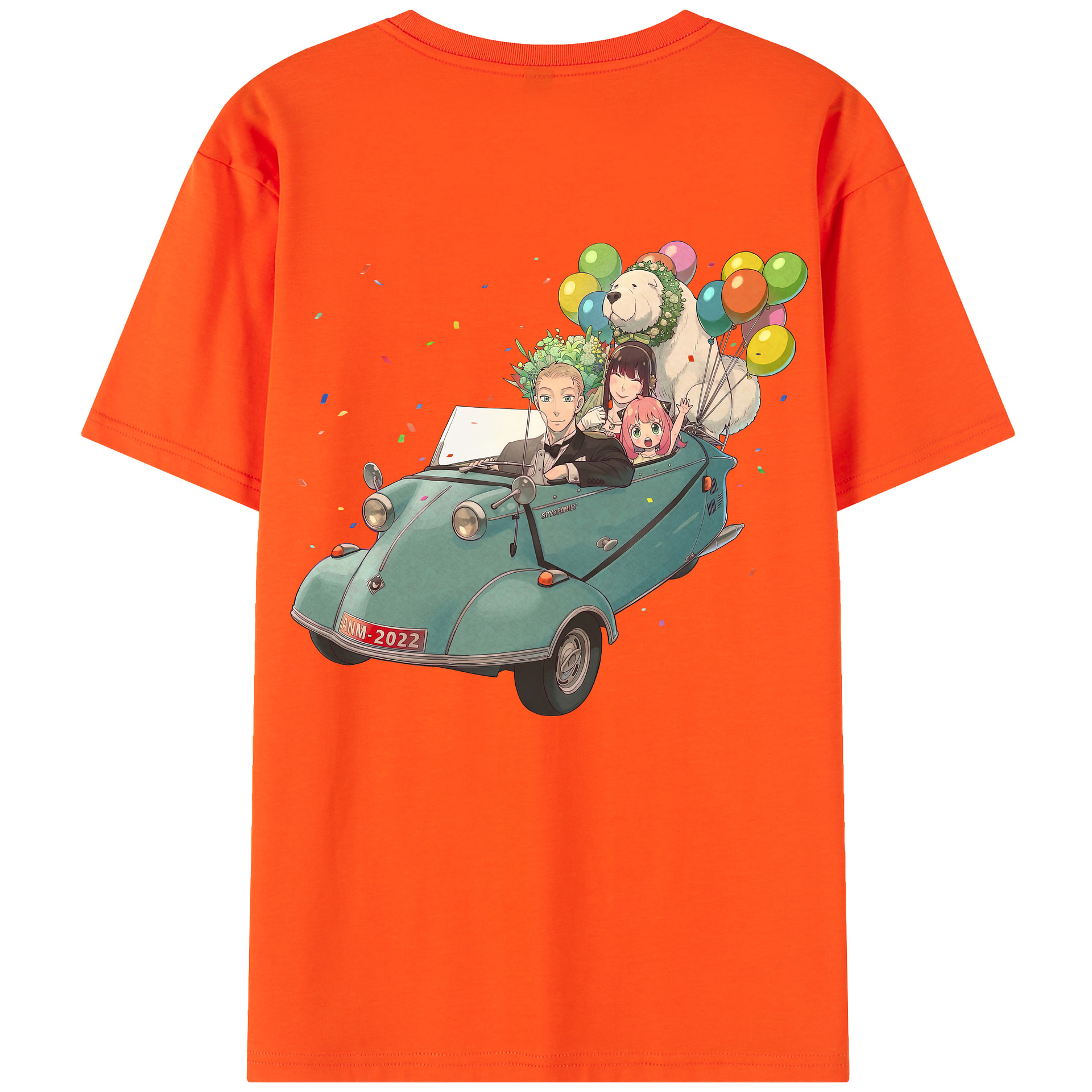 （画像用） SPY×FAMILY间谍家家酒 綿100％半袖Tシャツ（背面プリント）