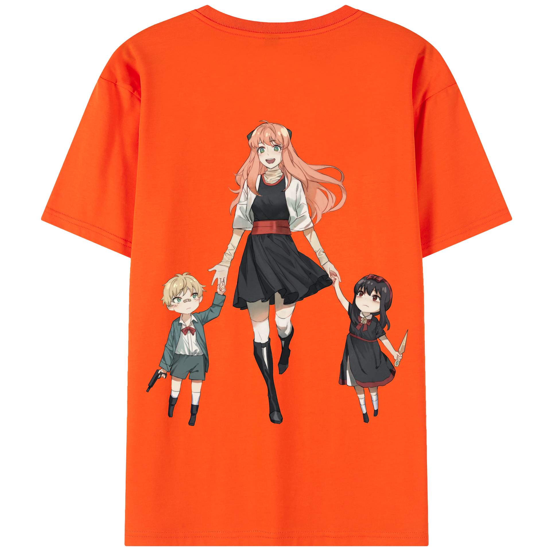 （画像用） SPY×FAMILY间谍家家酒 綿100％半袖Tシャツ（背面プリント）