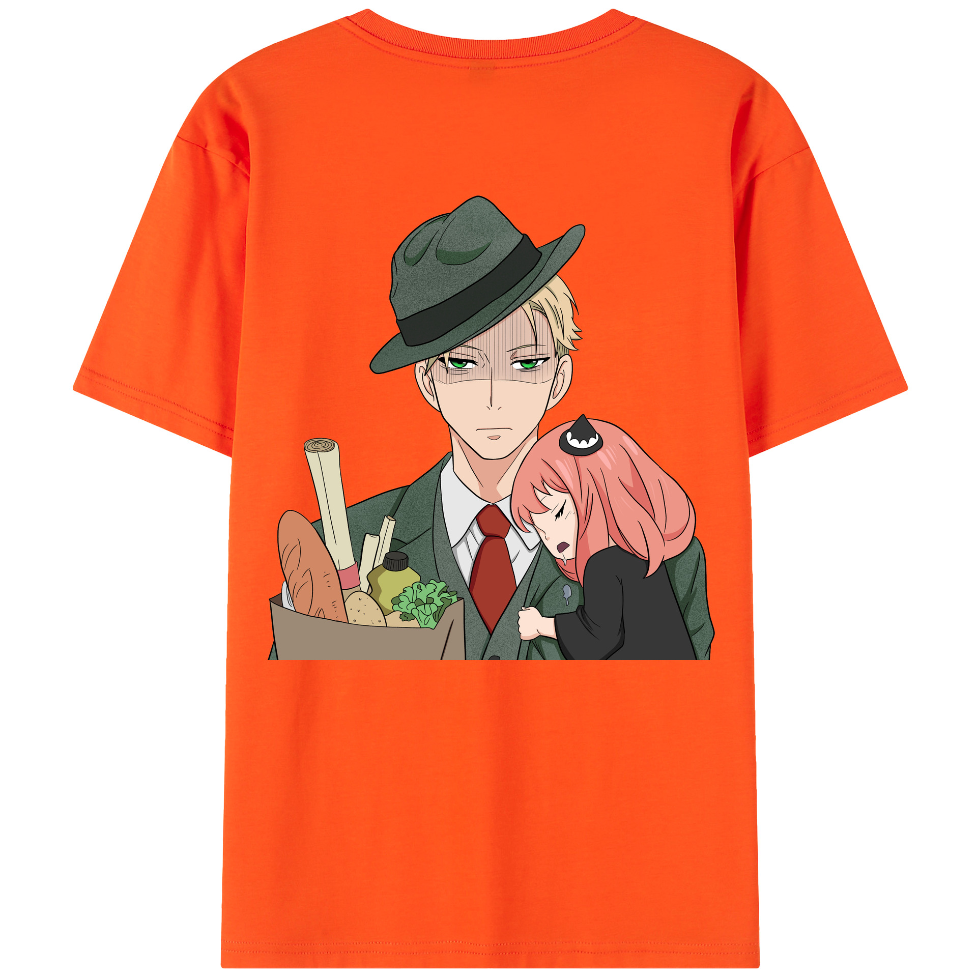 （画像用） SPY×FAMILY间谍家家酒 綿100％半袖Tシャツ（背面プリント）