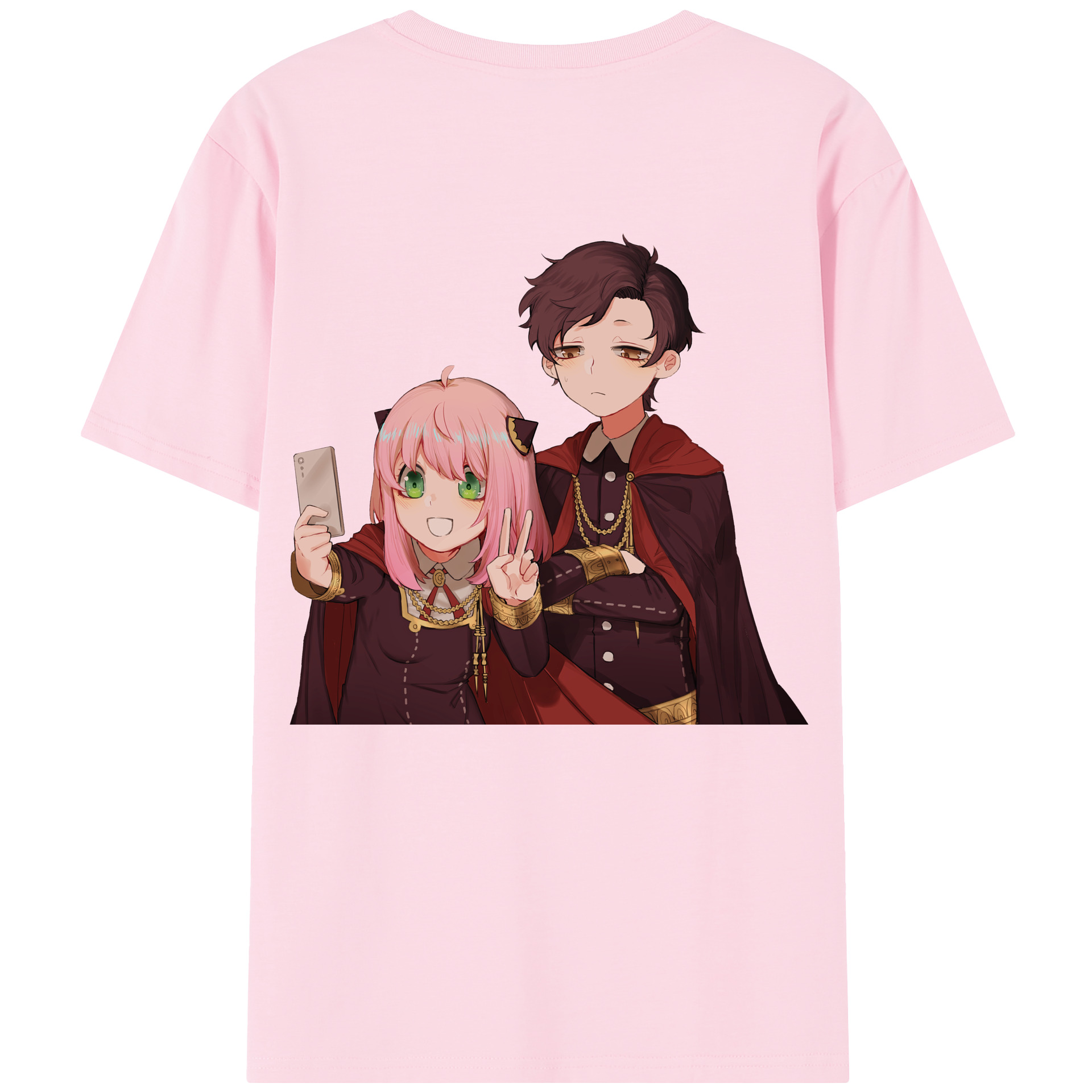 （画像用） SPY×FAMILY间谍家家酒 綿100％半袖Tシャツ（背面プリント）