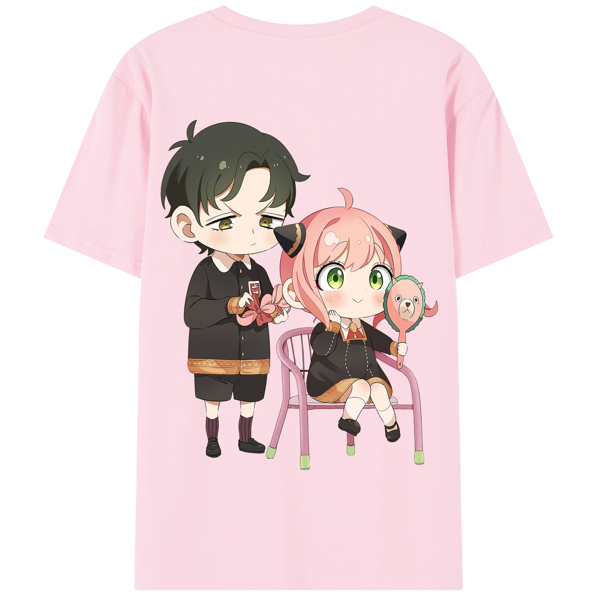 （画像用） SPY×FAMILY间谍家家酒 綿100％半袖Tシャツ（背面プリント）