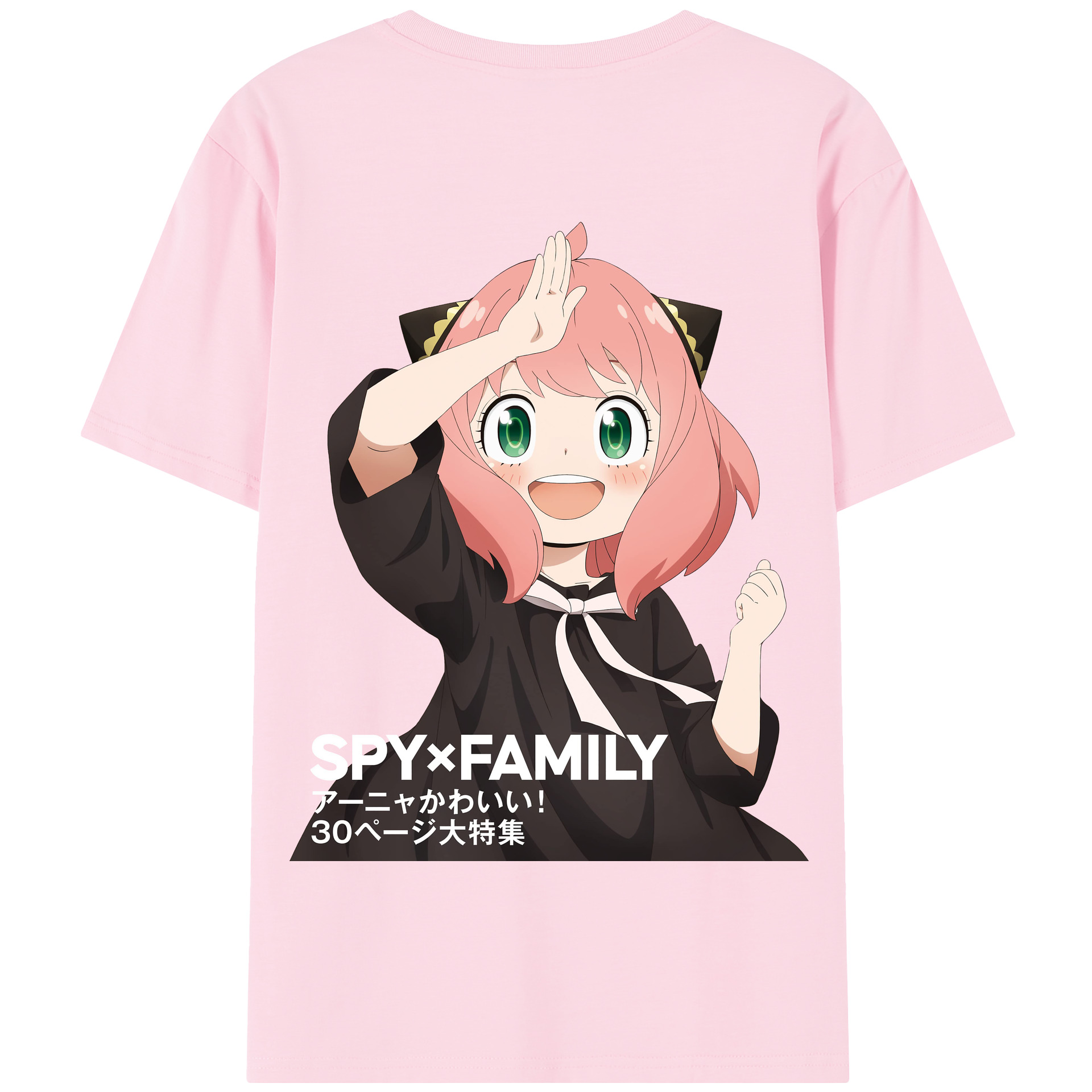（画像用） SPY×FAMILY间谍家家酒 綿100％半袖Tシャツ（背面プリント）