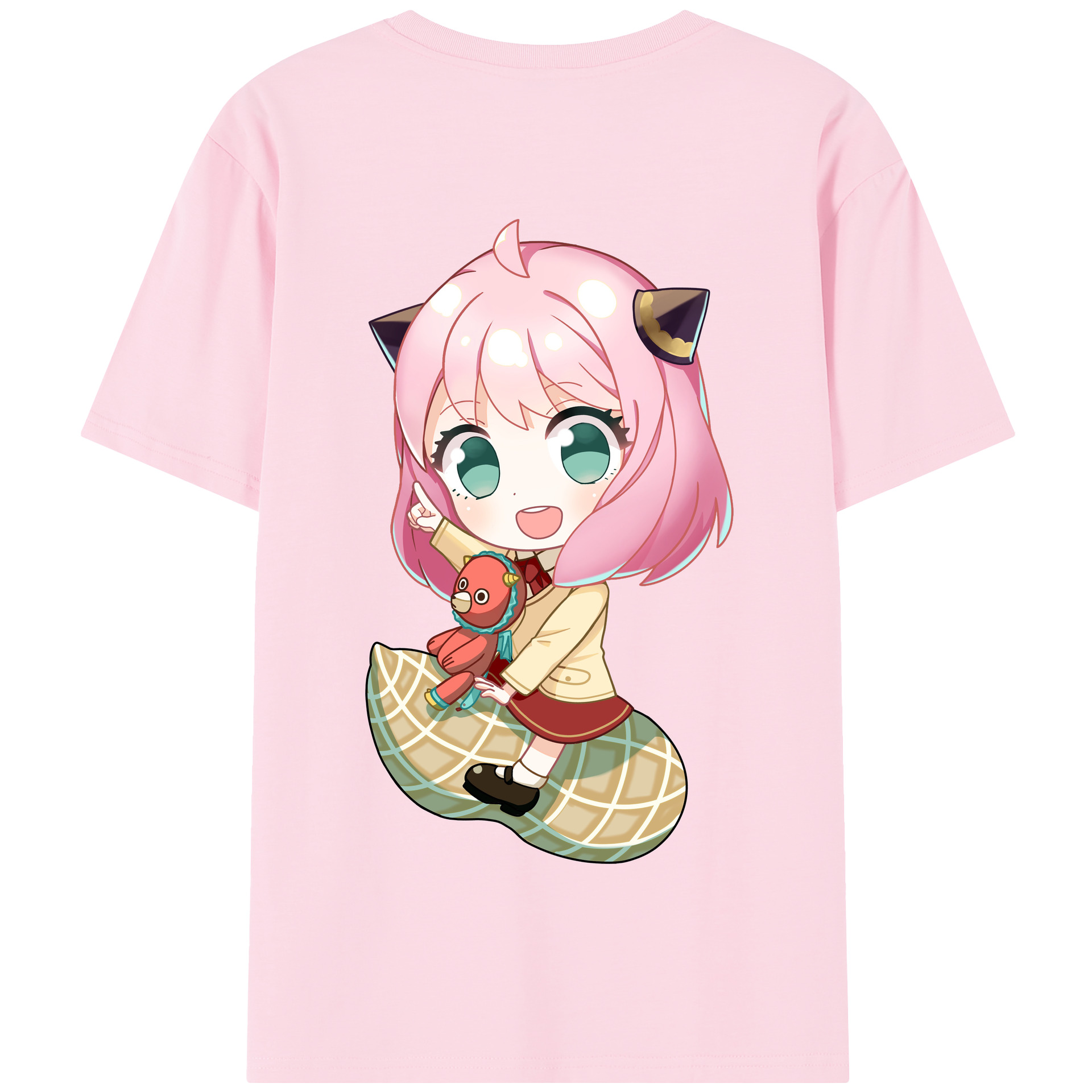 （画像用） SPY×FAMILY间谍家家酒 綿100％半袖Tシャツ（背面プリント）