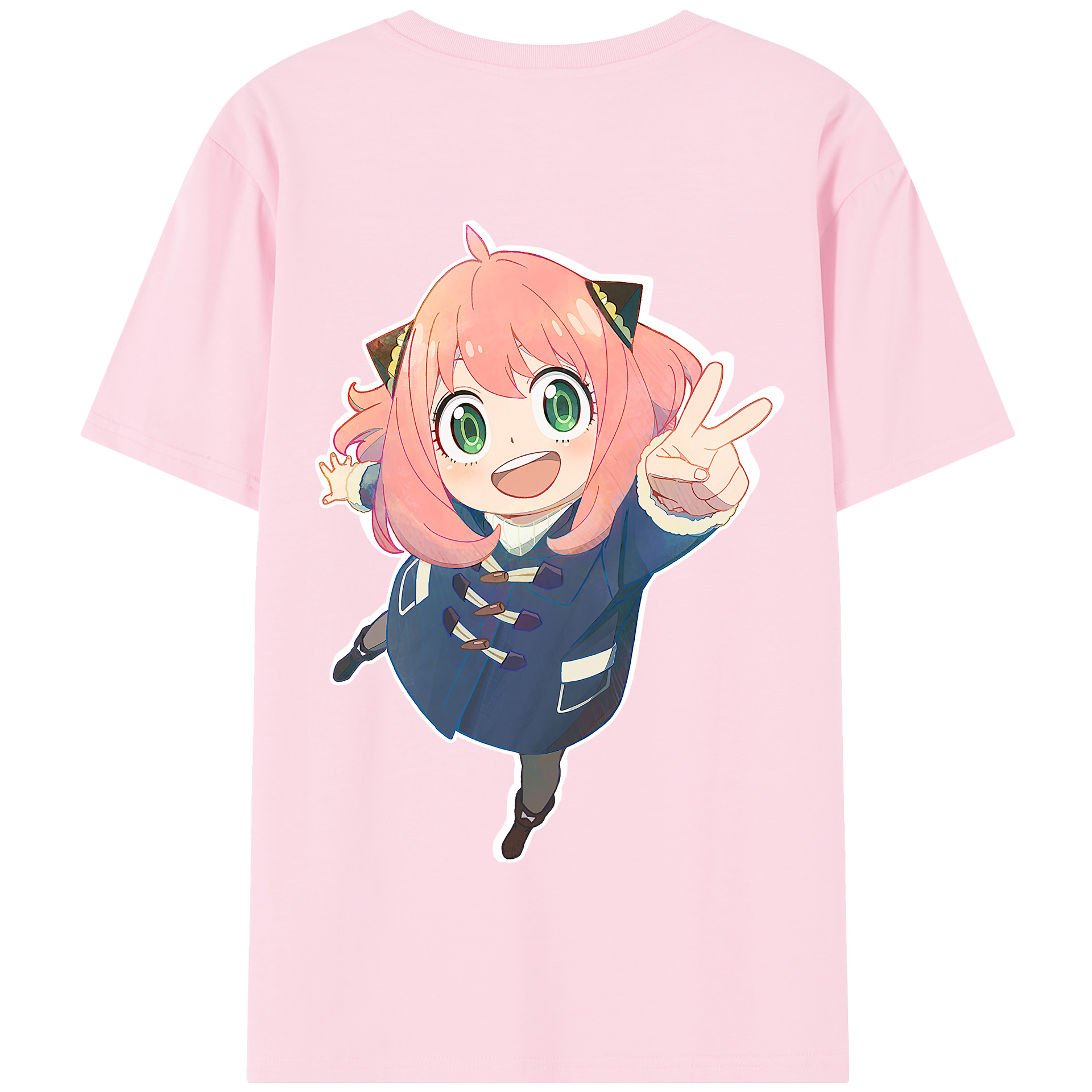 （画像用） SPY×FAMILY间谍家家酒 綿100％半袖Tシャツ（背面プリント）