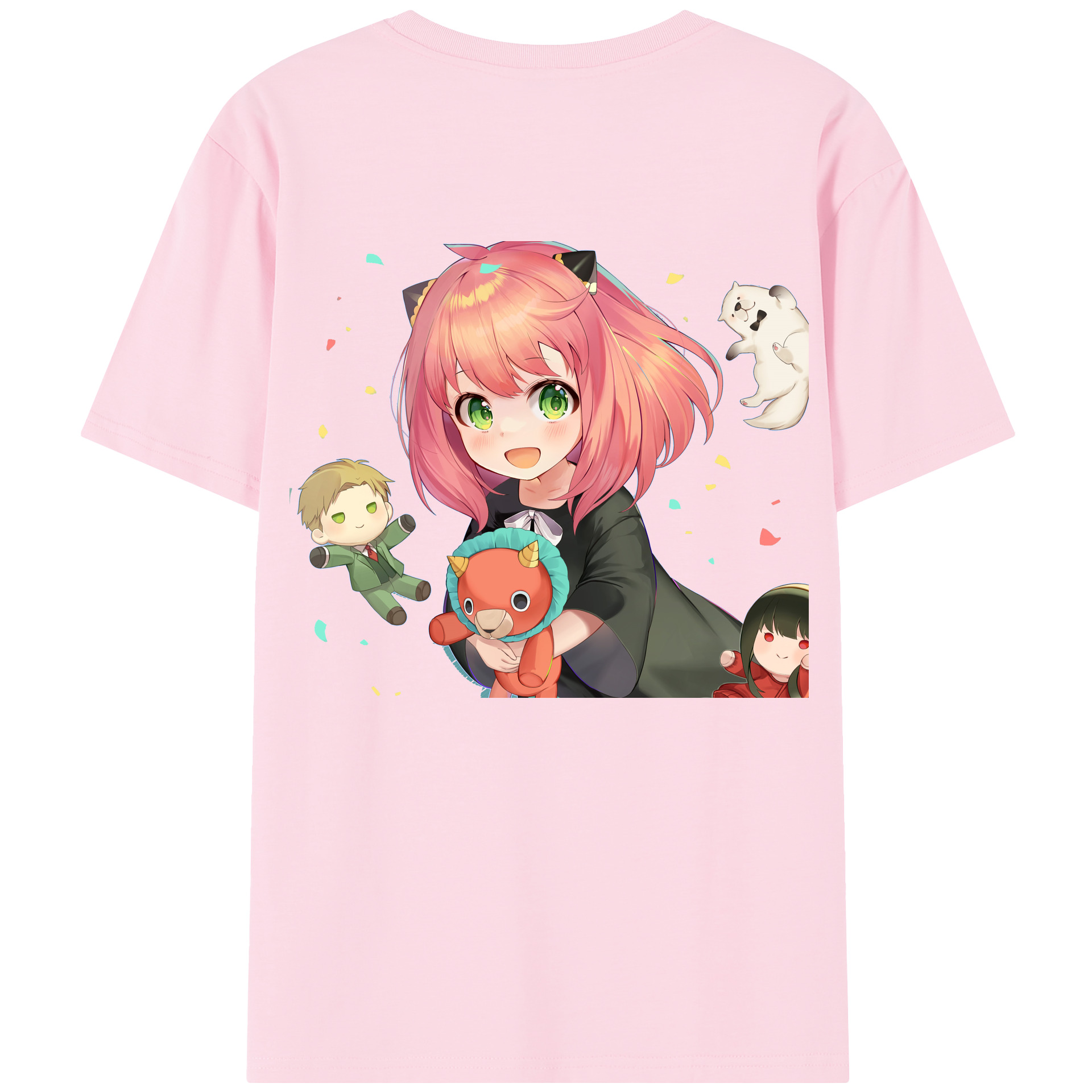 （画像用） SPY×FAMILY间谍家家酒 綿100％半袖Tシャツ（背面プリント）