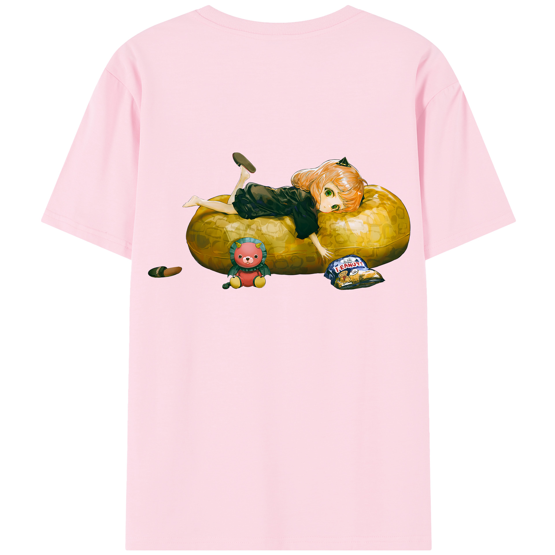 （画像用） SPY×FAMILY间谍家家酒 綿100％半袖Tシャツ（背面プリント）