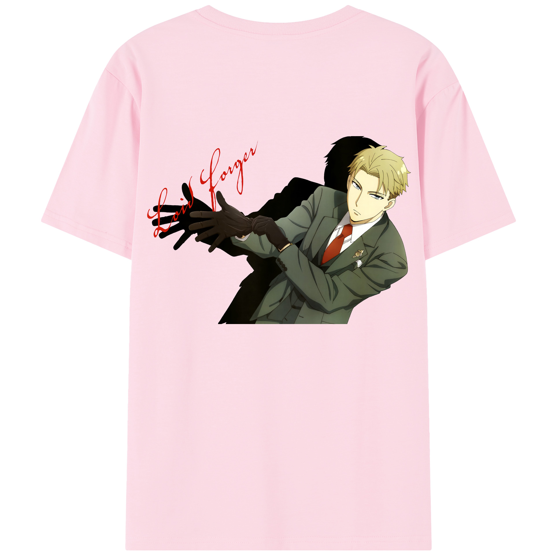 （画像用） SPY×FAMILY间谍家家酒 綿100％半袖Tシャツ（背面プリント）