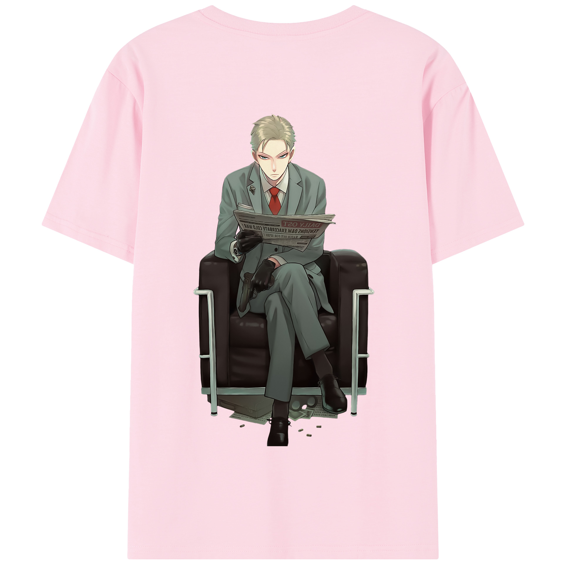 （画像用） SPY×FAMILY间谍家家酒 綿100％半袖Tシャツ（背面プリント）