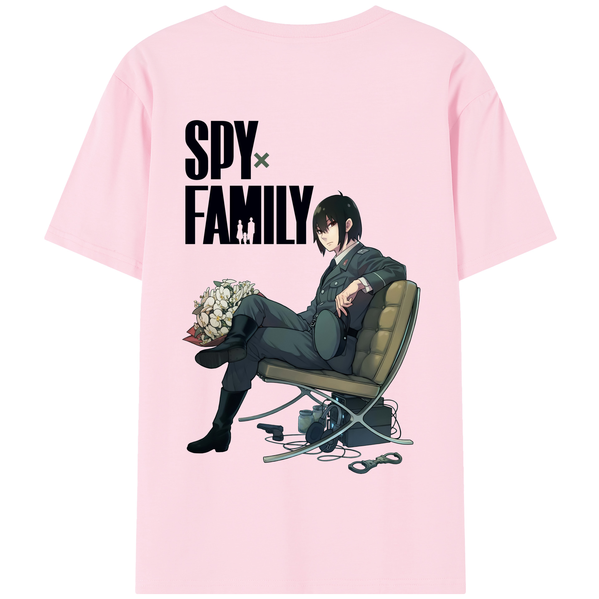 （画像用） SPY×FAMILY间谍家家酒 綿100％半袖Tシャツ（背面プリント）