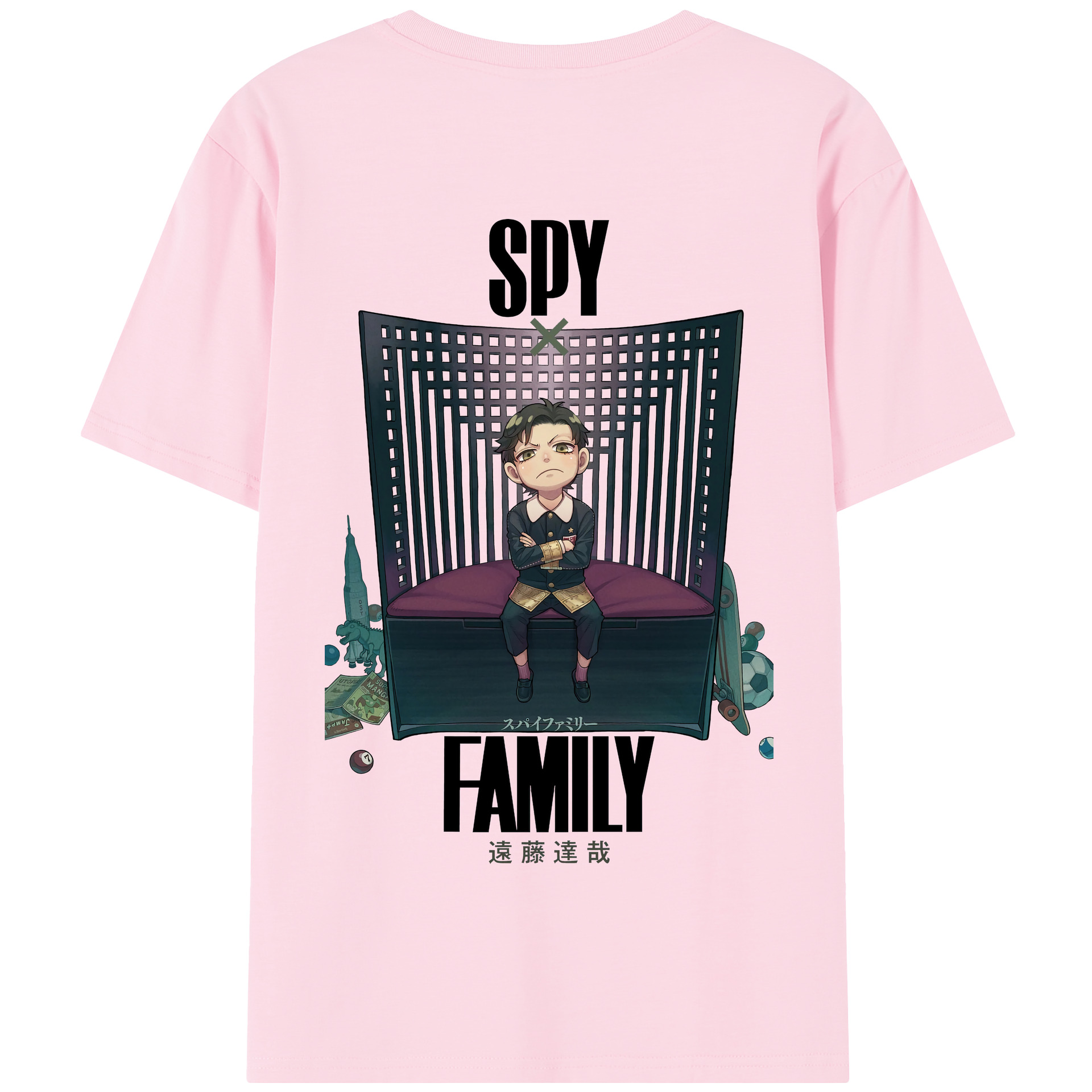 （画像用） SPY×FAMILY间谍家家酒 綿100％半袖Tシャツ（背面プリント）