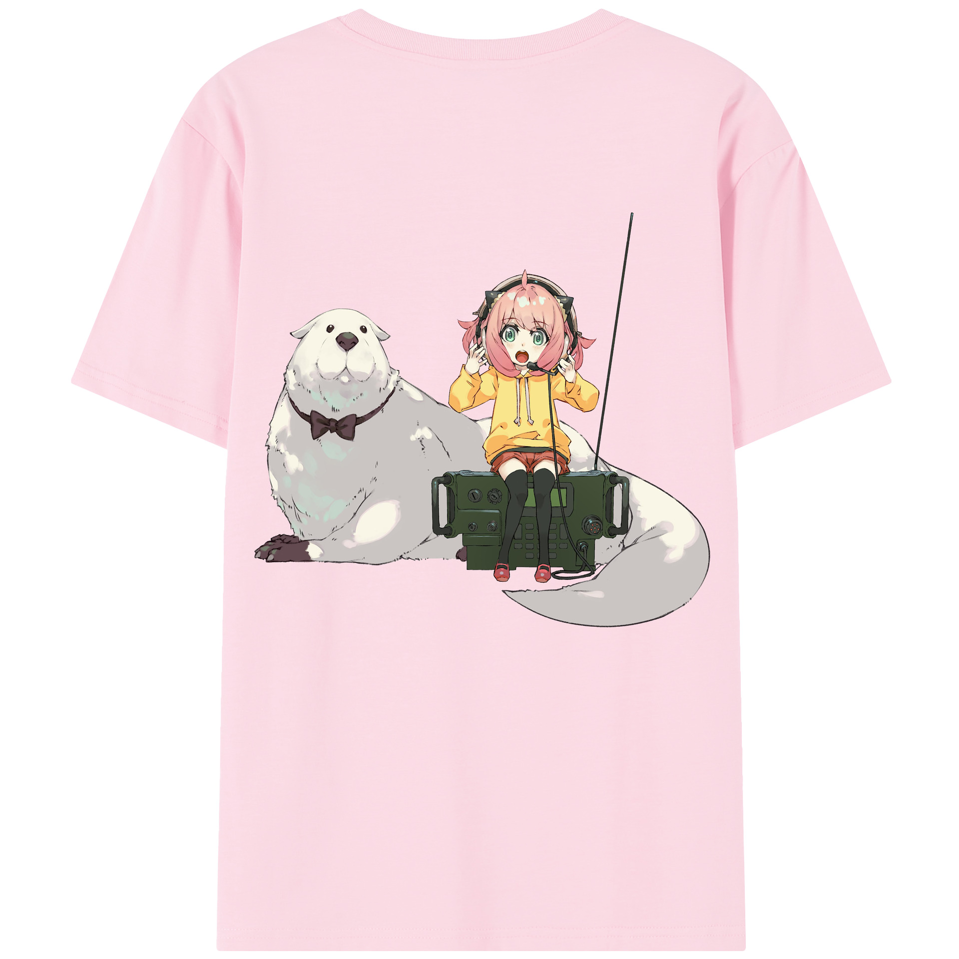 （画像用） SPY×FAMILY间谍家家酒 綿100％半袖Tシャツ（背面プリント）