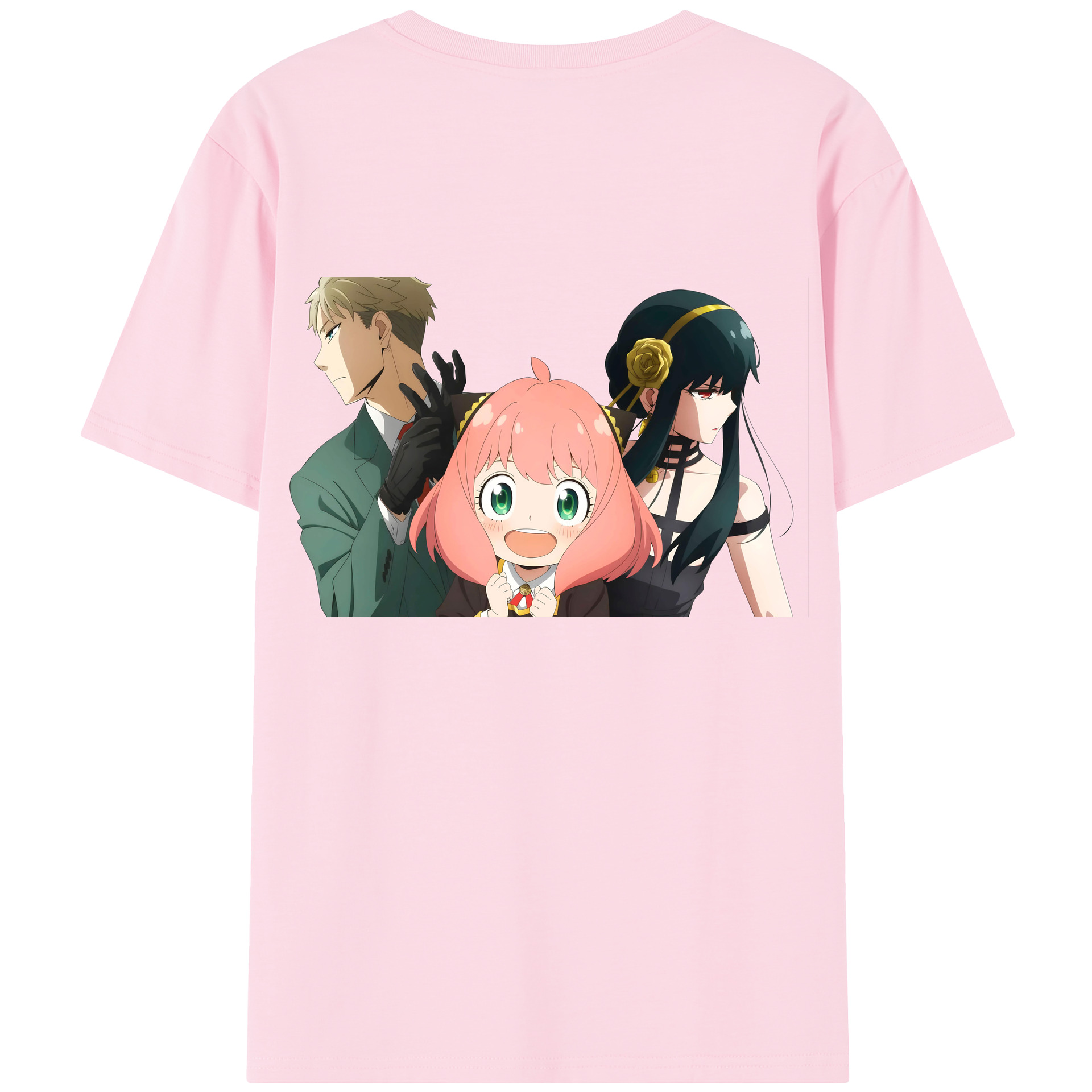 （画像用） SPY×FAMILY间谍家家酒 綿100％半袖Tシャツ（背面プリント）