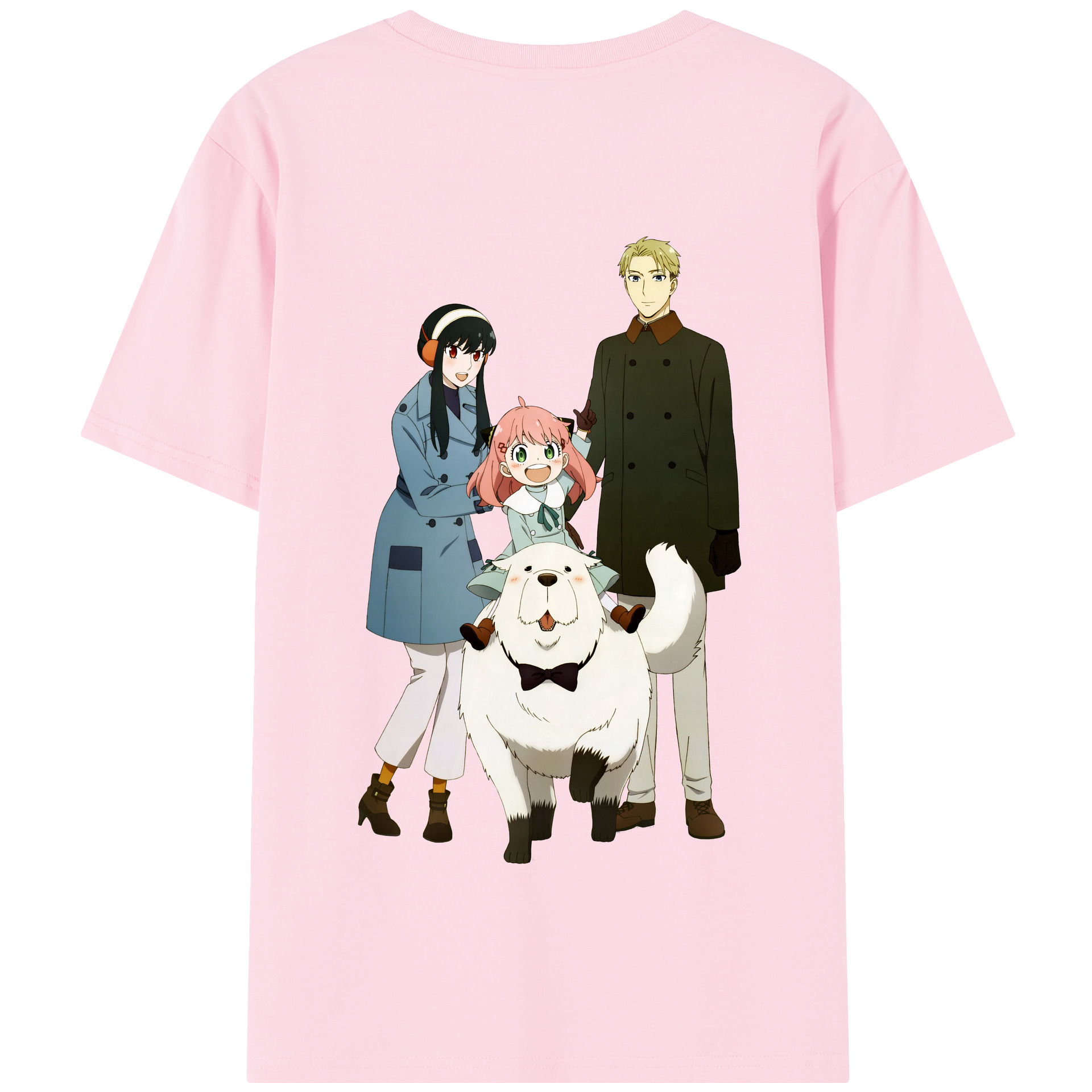 （画像用） SPY×FAMILY间谍家家酒 綿100％半袖Tシャツ（背面プリント）