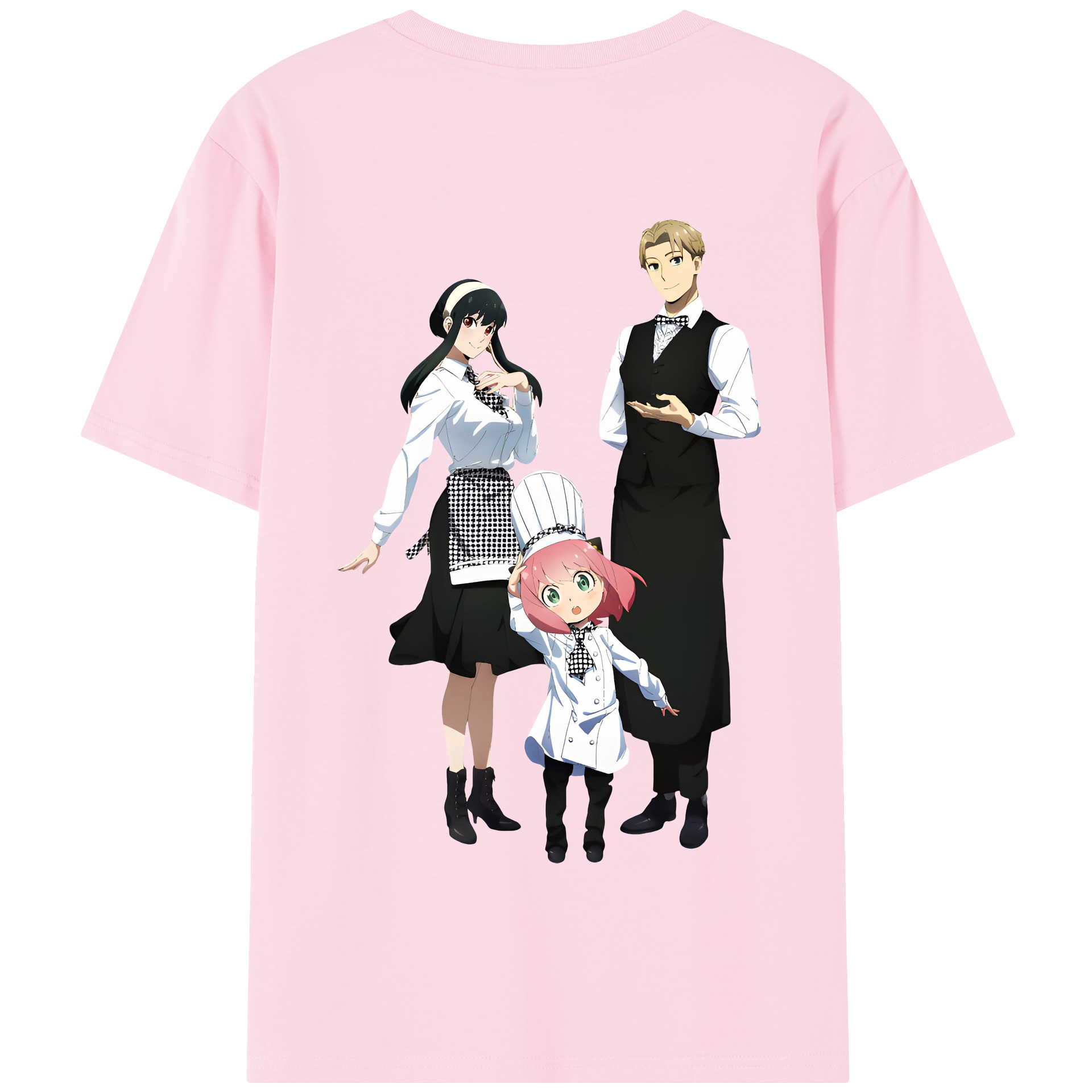 （画像用） SPY×FAMILY间谍家家酒 綿100％半袖Tシャツ（背面プリント）