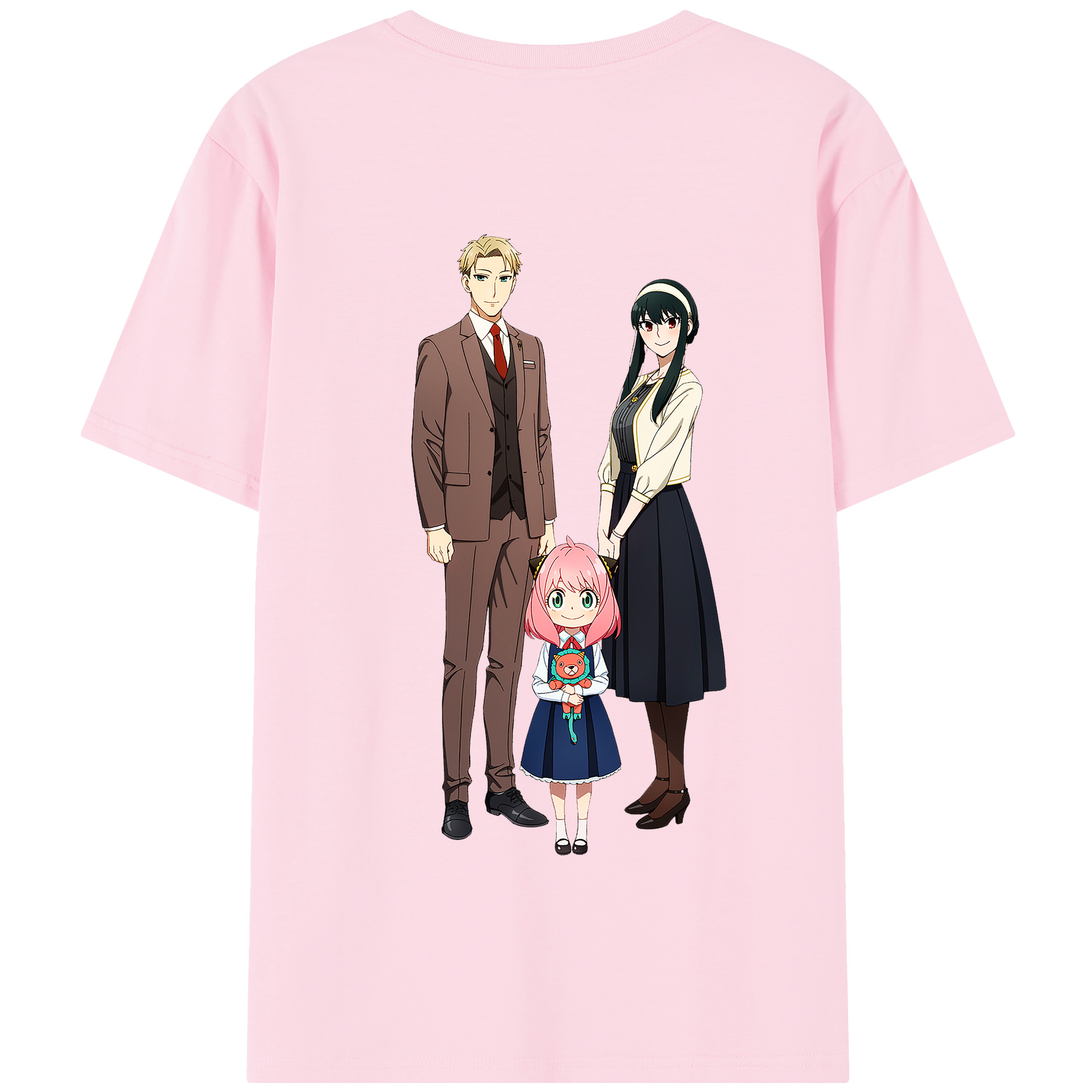 （画像用） SPY×FAMILY间谍家家酒 綿100％半袖Tシャツ（背面プリント）