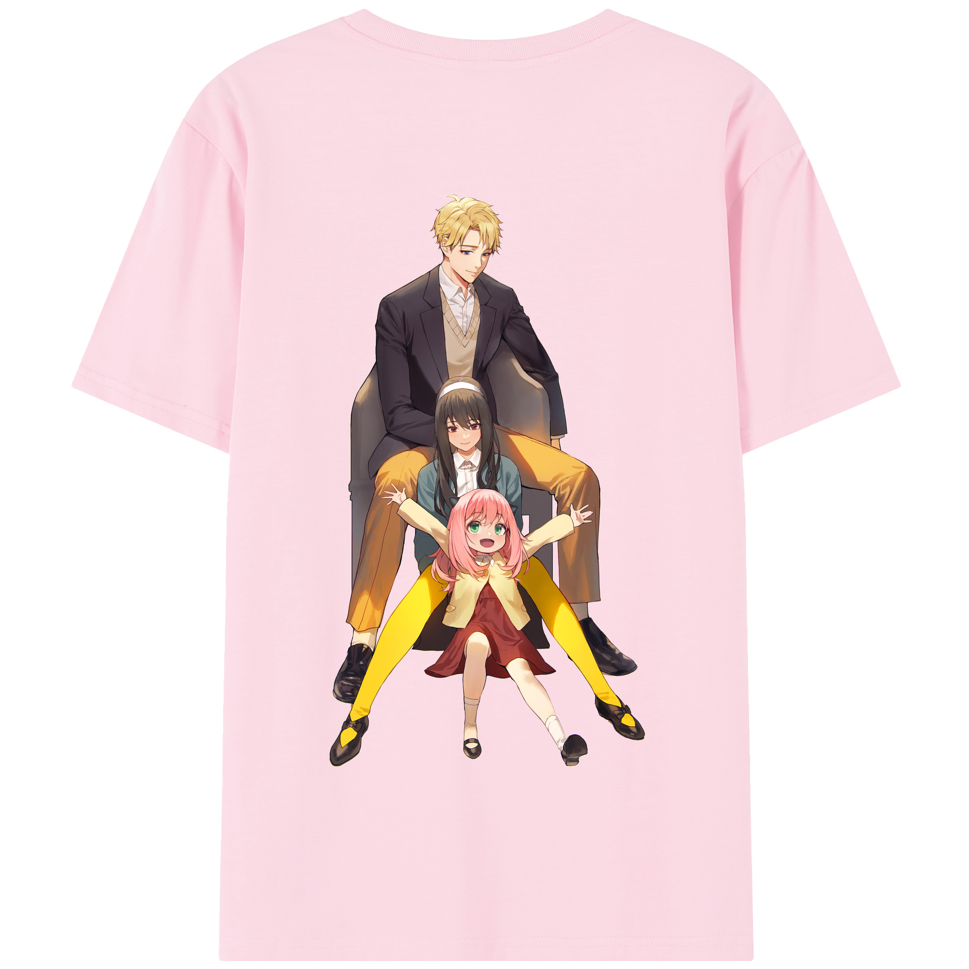 SPY×FAMILY间谍家家酒 綿100％半袖Tシャツ（背面プリント）