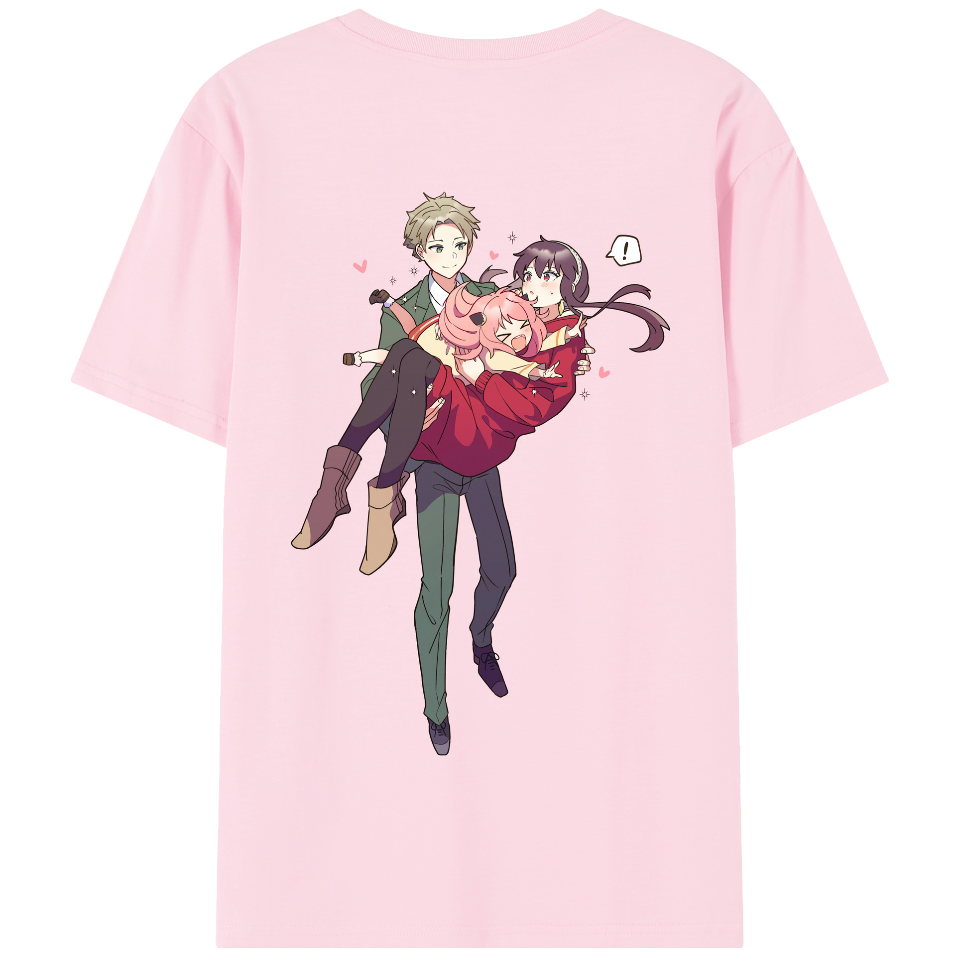 （画像用） SPY×FAMILY间谍家家酒 綿100％半袖Tシャツ（背面プリント）