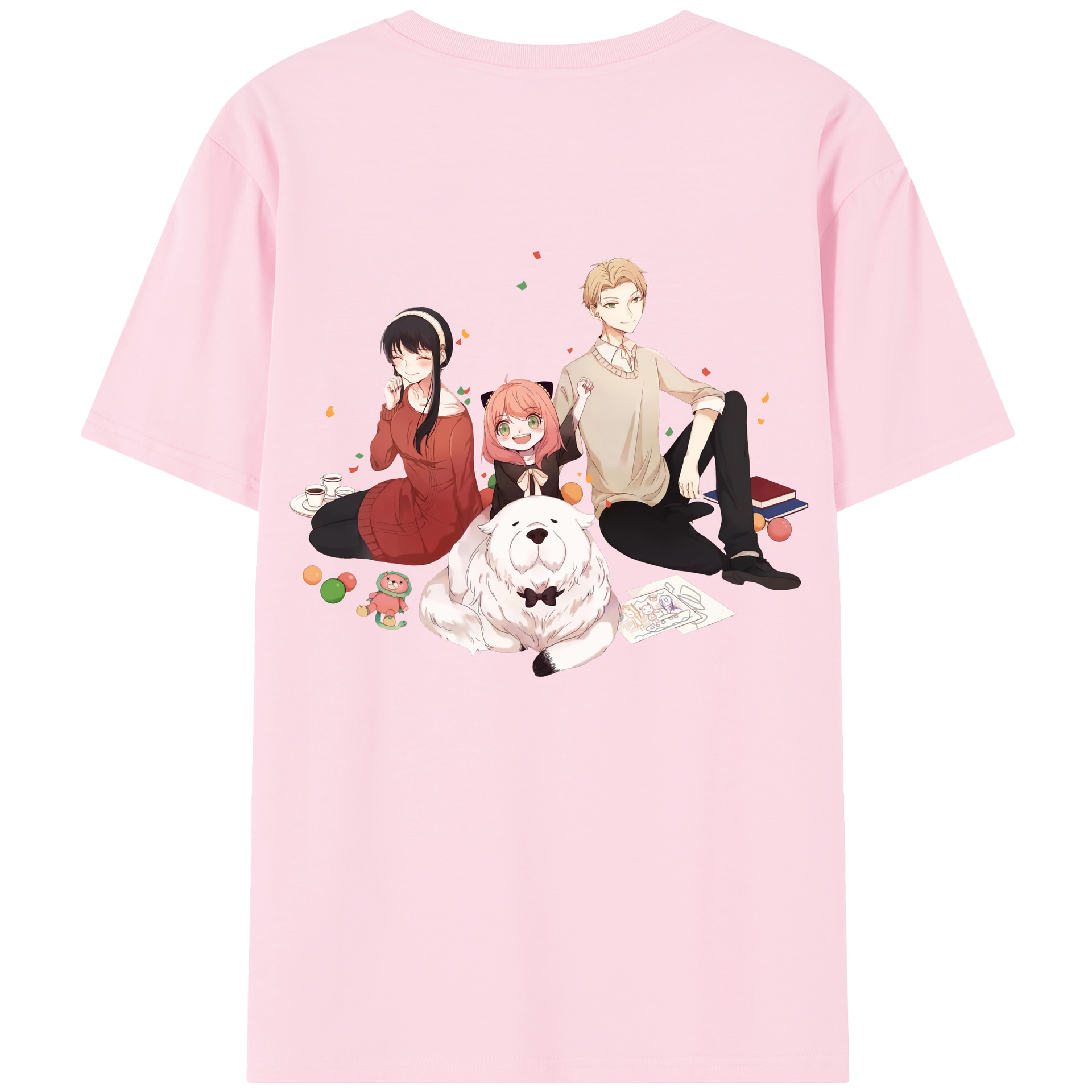 （画像用） SPY×FAMILY间谍家家酒 綿100％半袖Tシャツ（背面プリント）