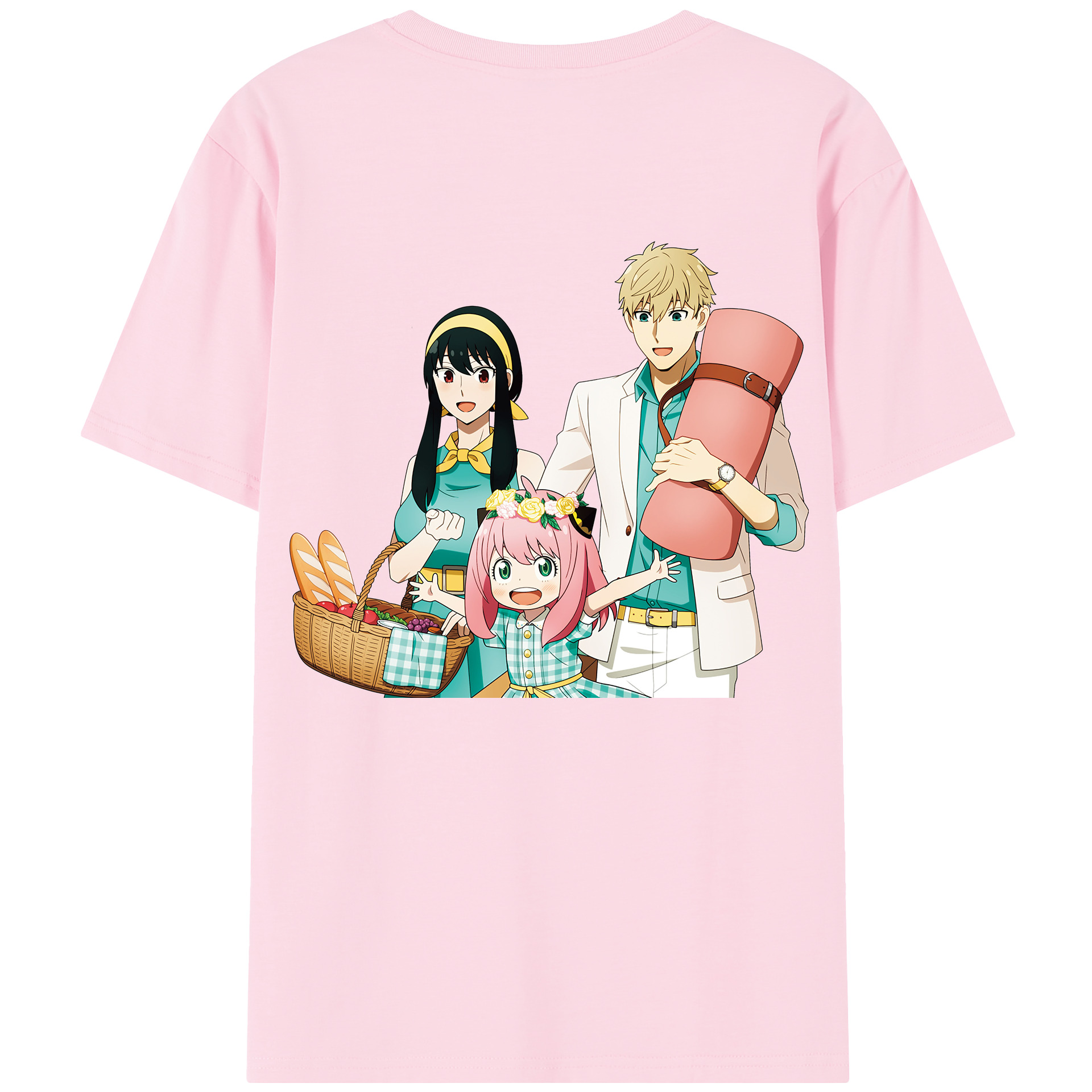 （画像用） SPY×FAMILY间谍家家酒 綿100％半袖Tシャツ（背面プリント）