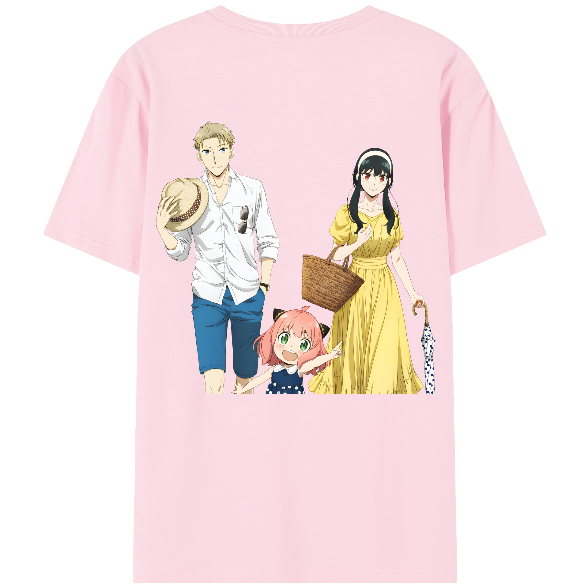 （画像用） SPY×FAMILY间谍家家酒 綿100％半袖Tシャツ（背面プリント）