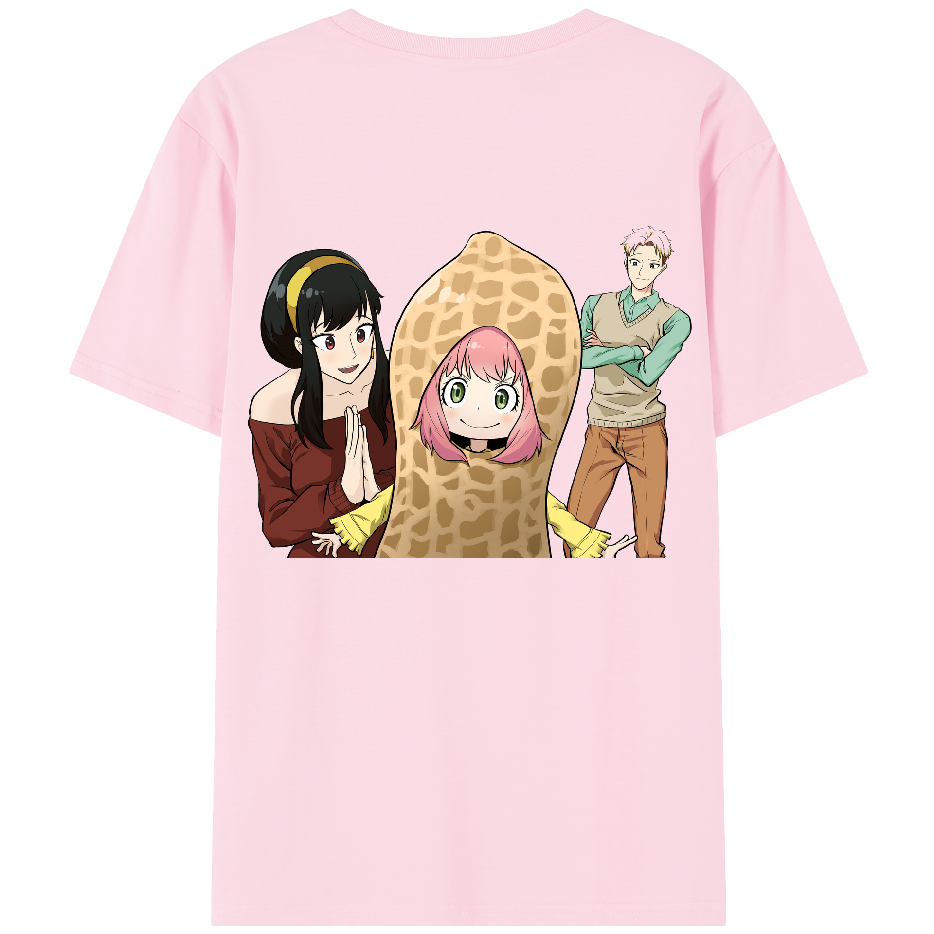 （画像用） SPY×FAMILY间谍家家酒 綿100％半袖Tシャツ（背面プリント）