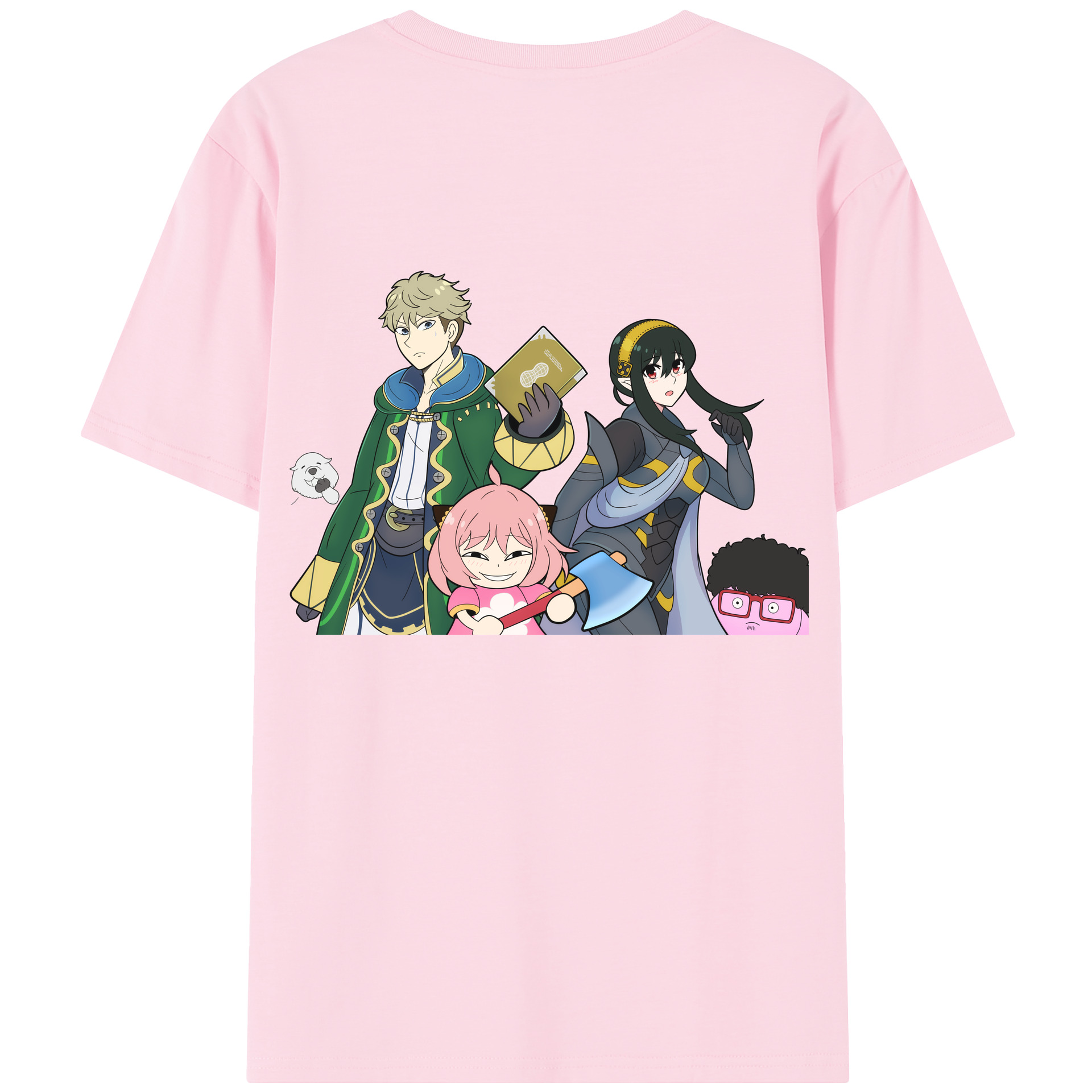 （画像用） SPY×FAMILY间谍家家酒 綿100％半袖Tシャツ（背面プリント）