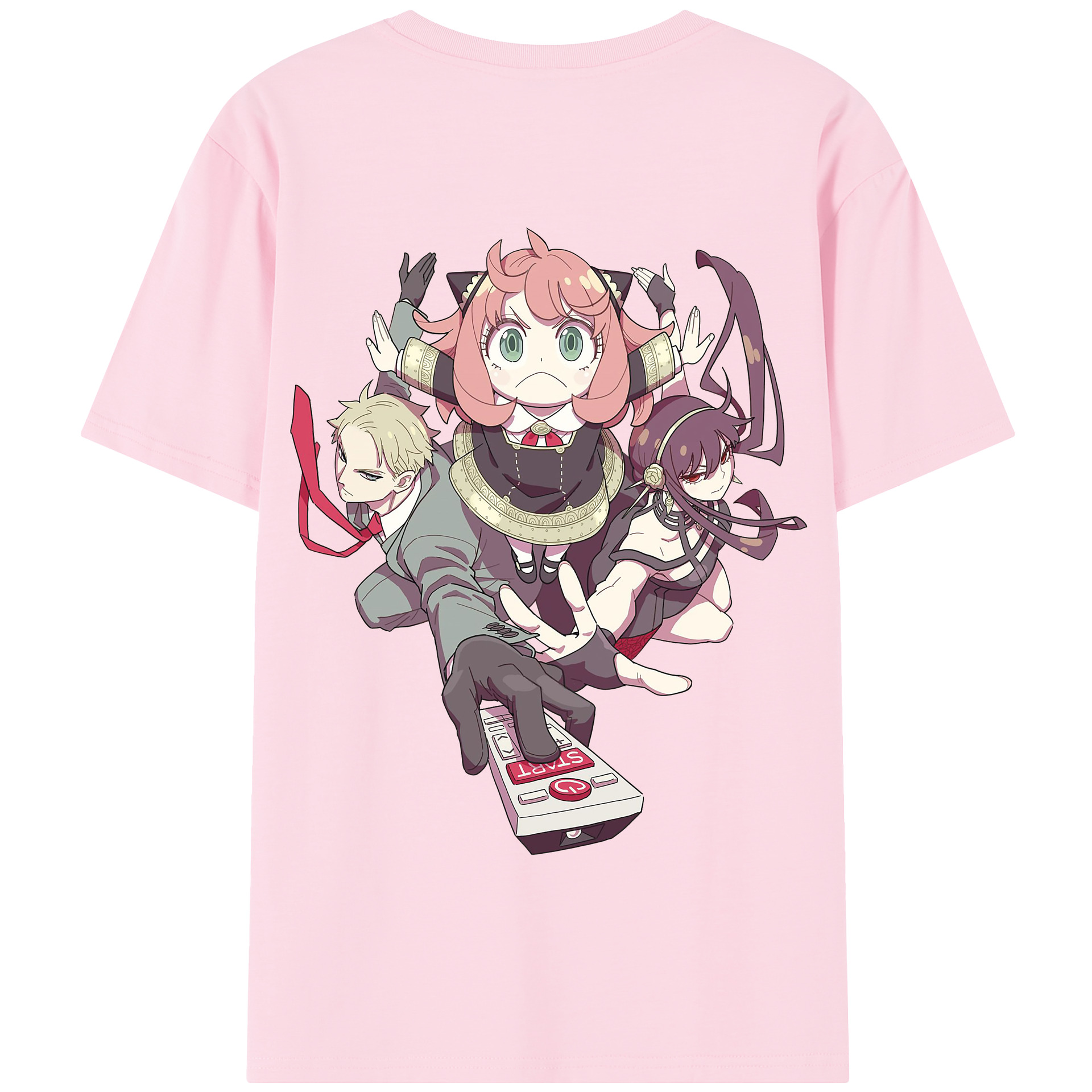 （画像用） SPY×FAMILY间谍家家酒 綿100％半袖Tシャツ（背面プリント）