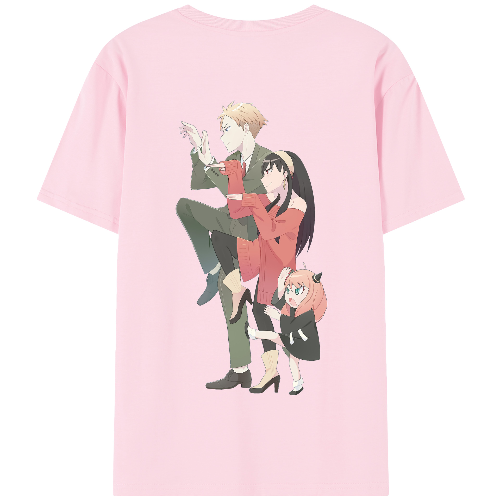 （画像用） SPY×FAMILY间谍家家酒 綿100％半袖Tシャツ（背面プリント）