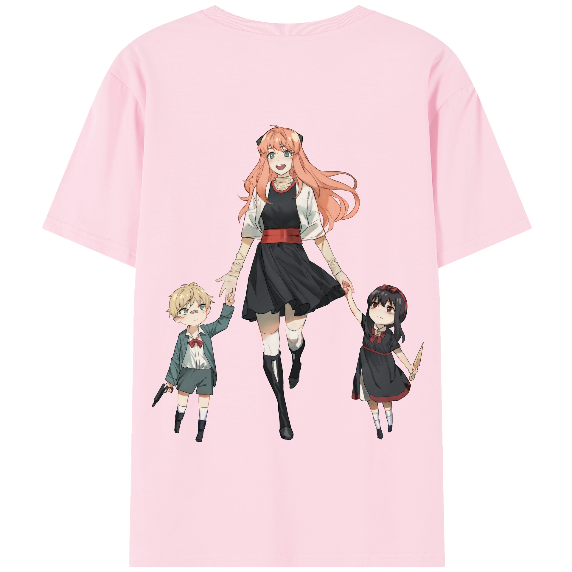 （画像用） SPY×FAMILY间谍家家酒 綿100％半袖Tシャツ（背面プリント）