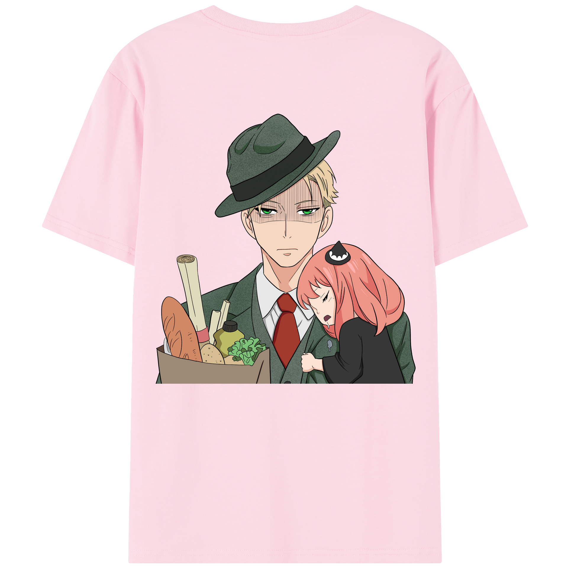 （画像用） SPY×FAMILY间谍家家酒 綿100％半袖Tシャツ（背面プリント）
